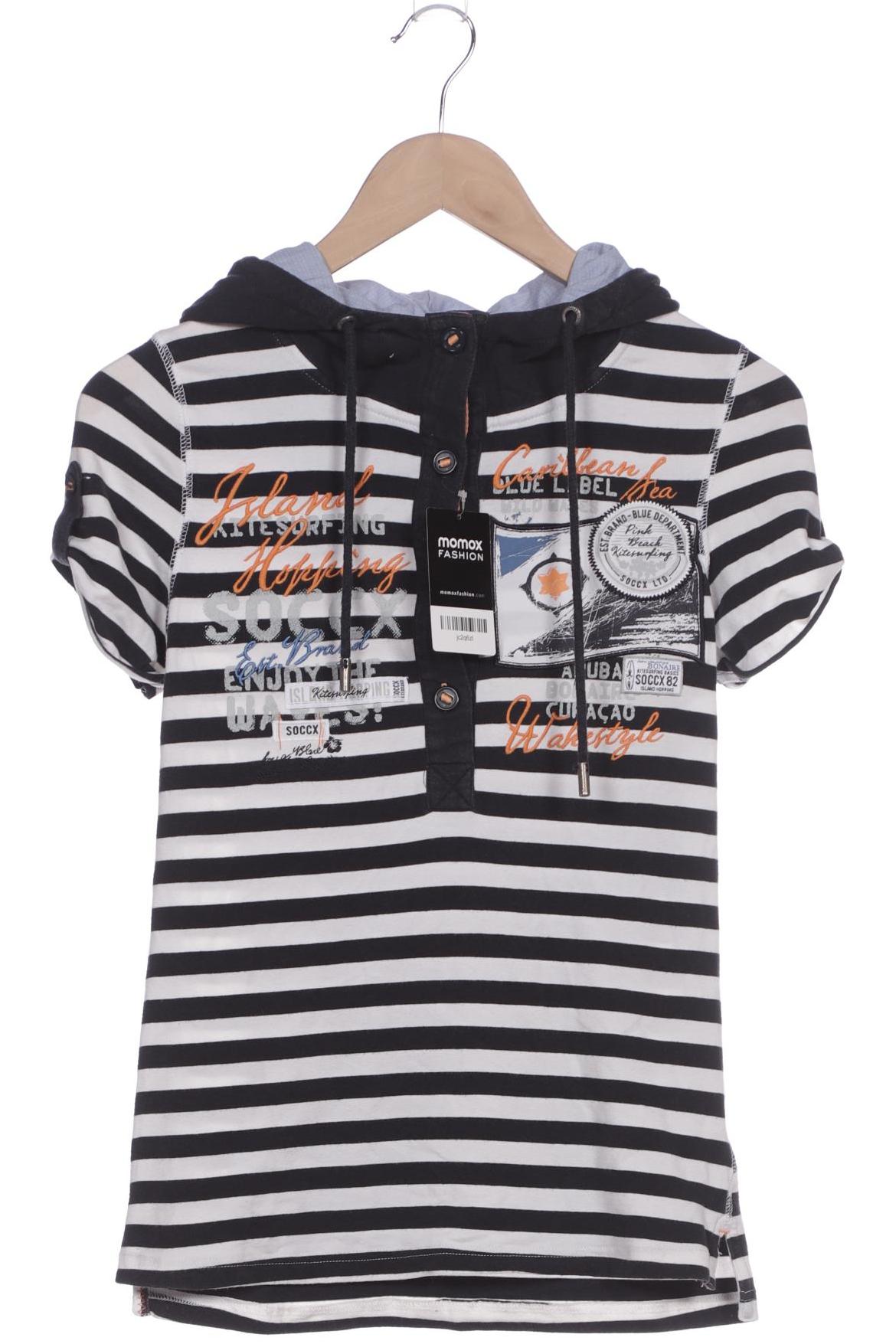 

Soccx Damen T-Shirt, schwarz, Gr. 34