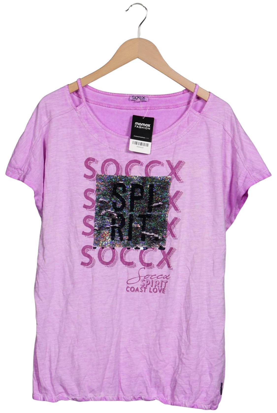 

Soccx Damen T-Shirt, flieder, Gr. 44