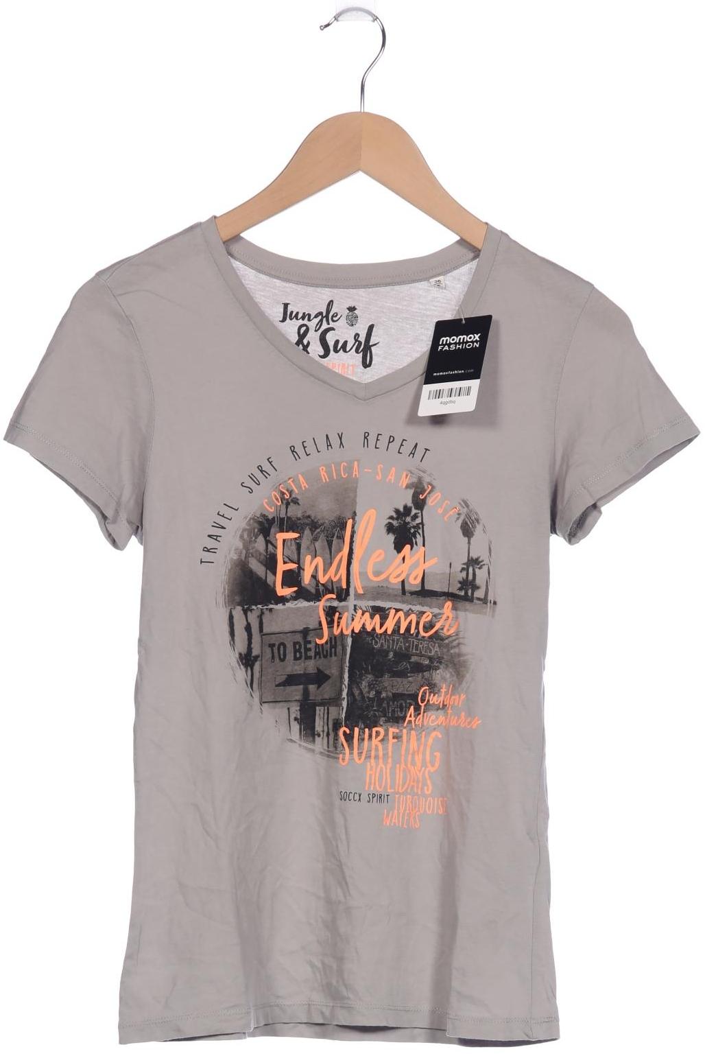 

Soccx Damen T-Shirt, grau, Gr. 36
