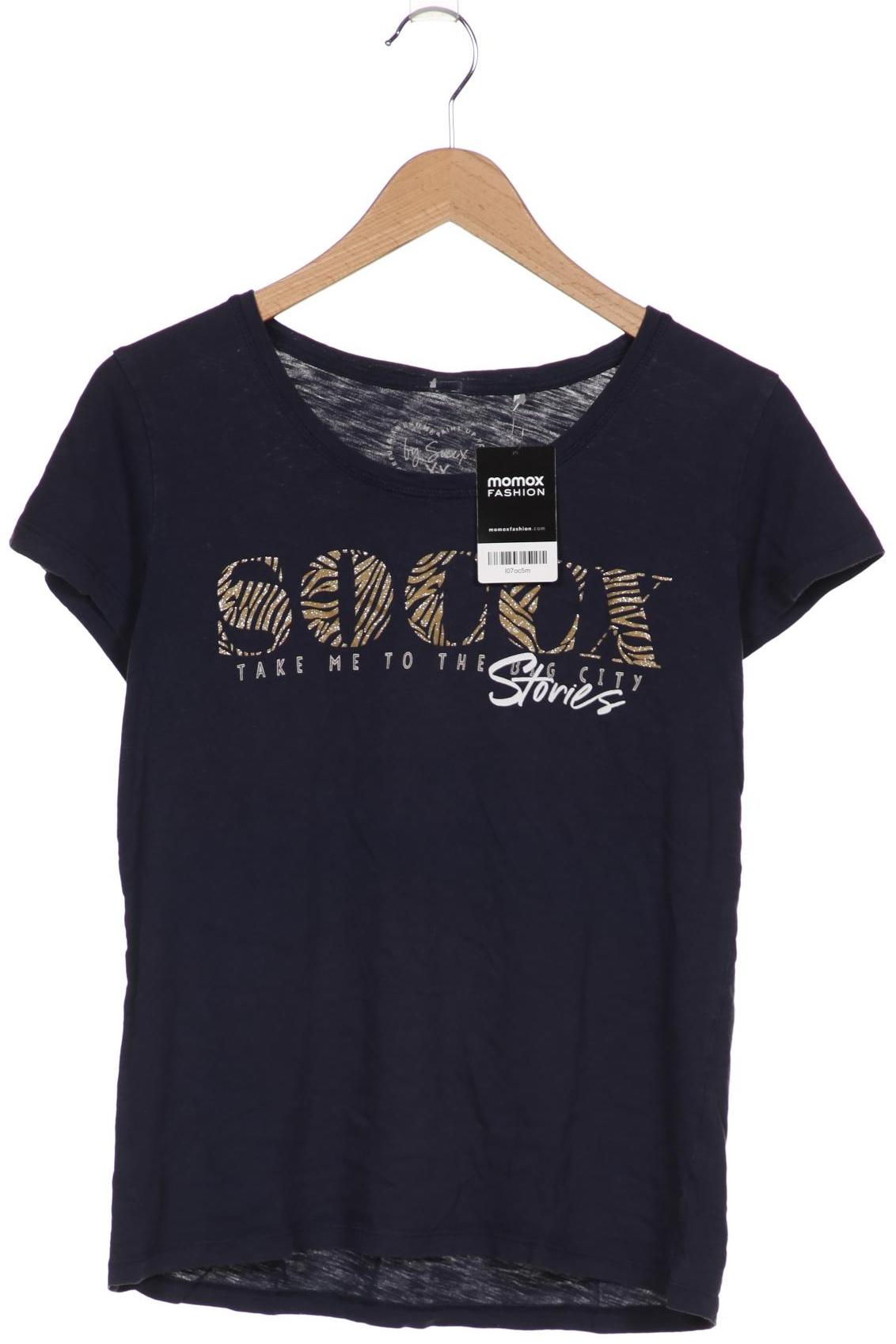 

SOCCX Damen T-Shirt, marineblau