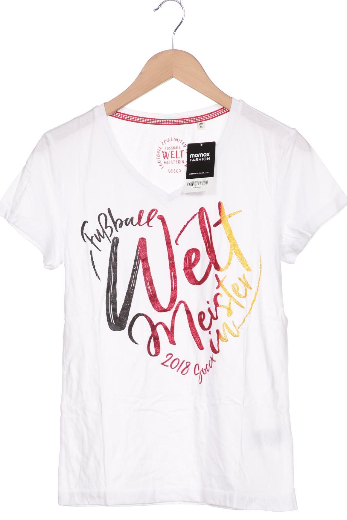 

Soccx Damen T-Shirt, weiß, Gr. 38