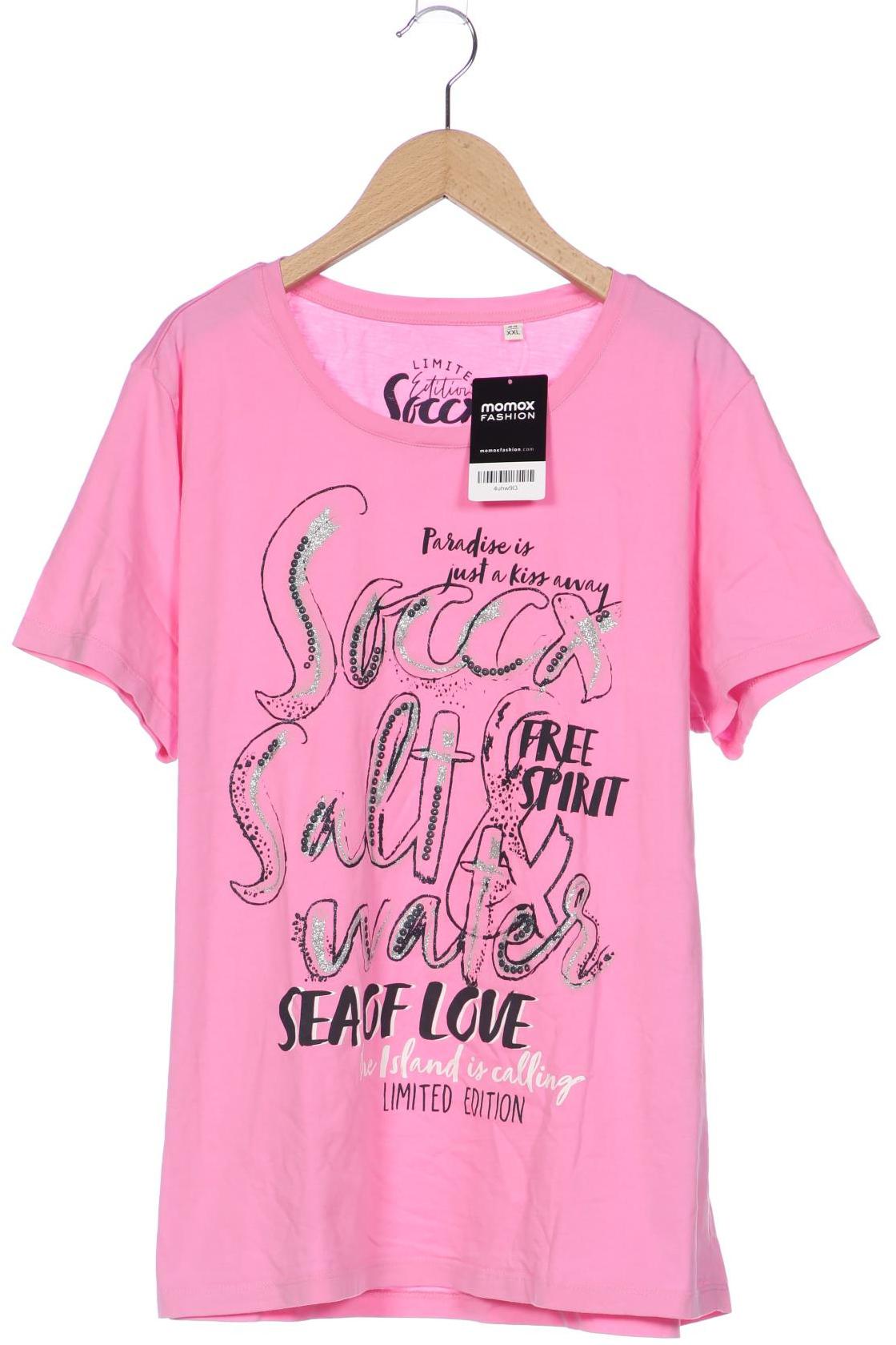 

Soccx Damen T-Shirt, pink, Gr. 44