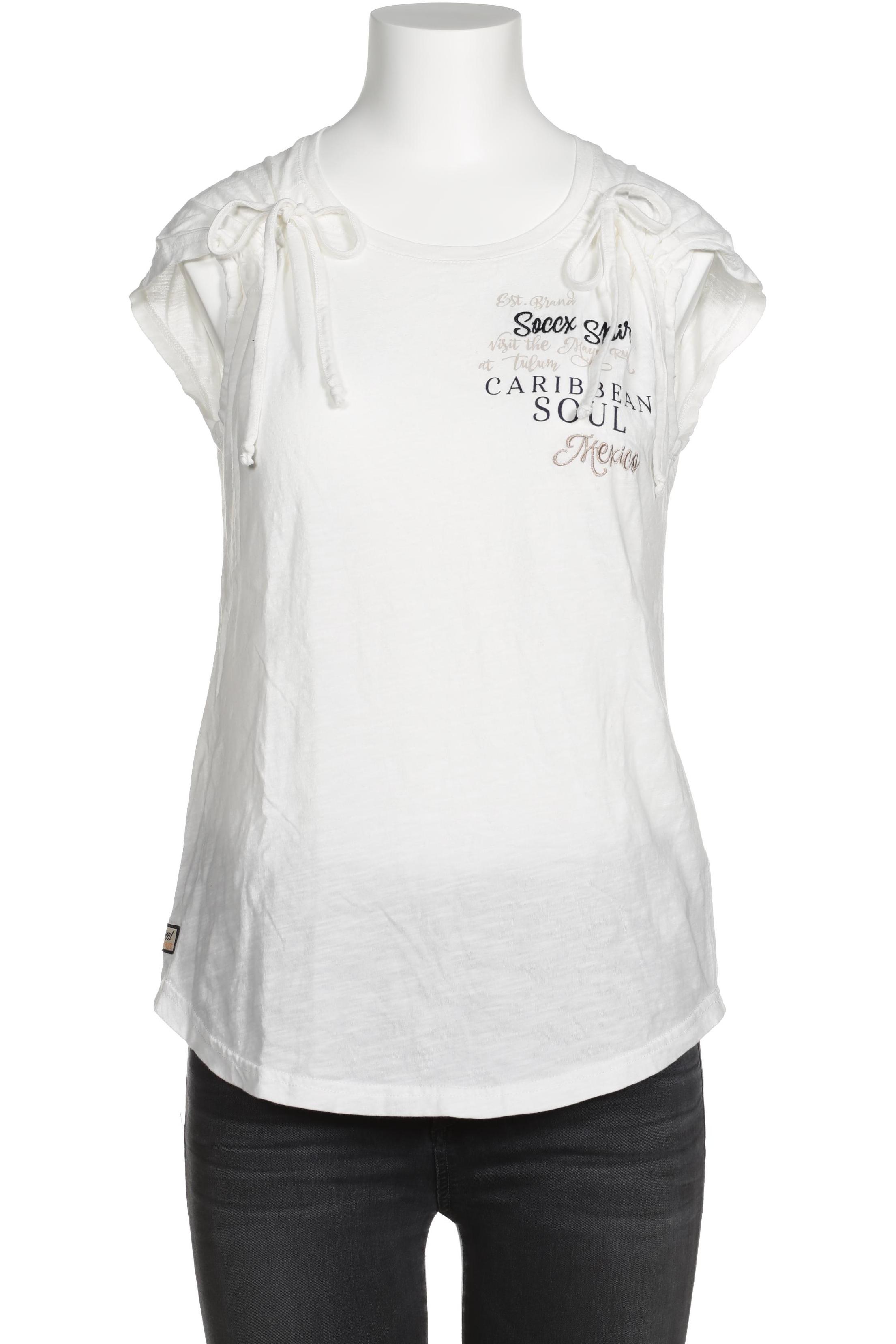 

Soccx Damen T-Shirt, weiß, Gr. 36