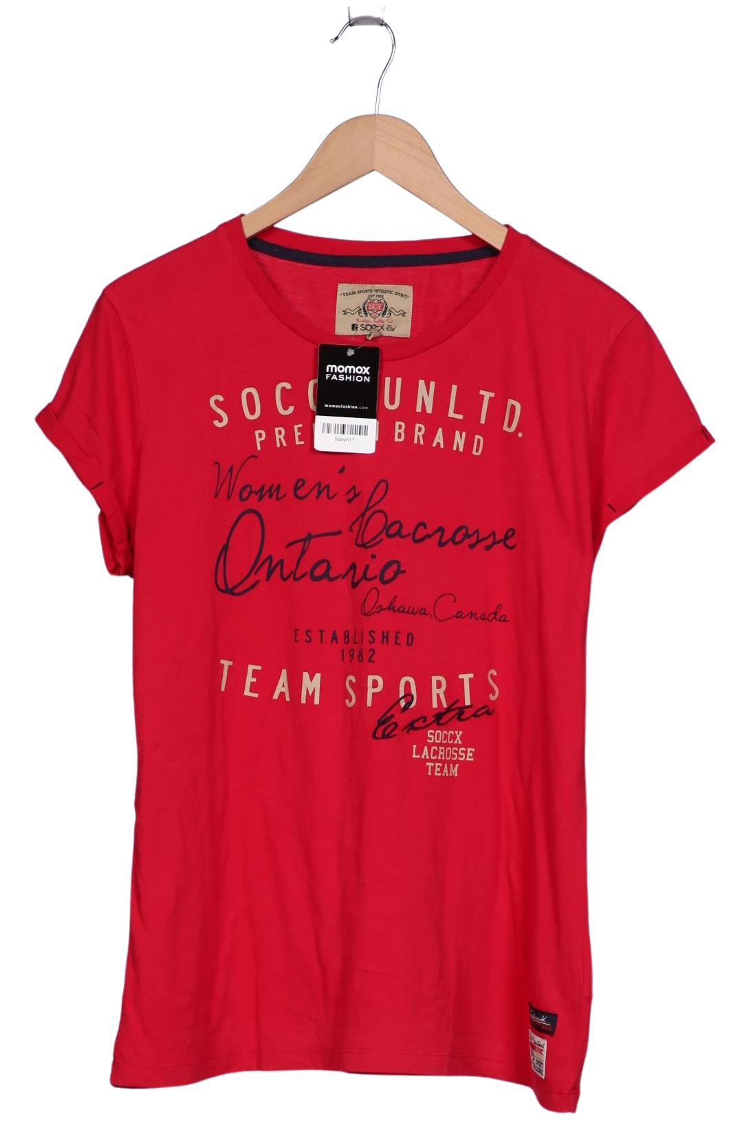 

Soccx Damen T-Shirt, rot, Gr. 44