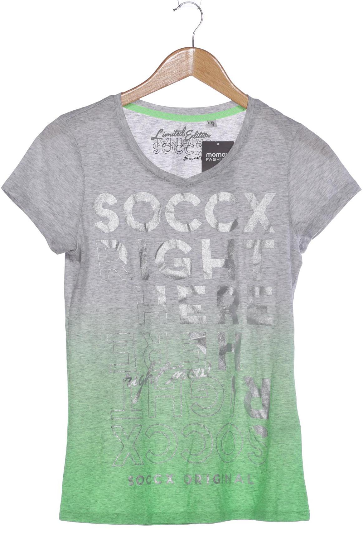 

Soccx Damen T-Shirt, grün, Gr. 38