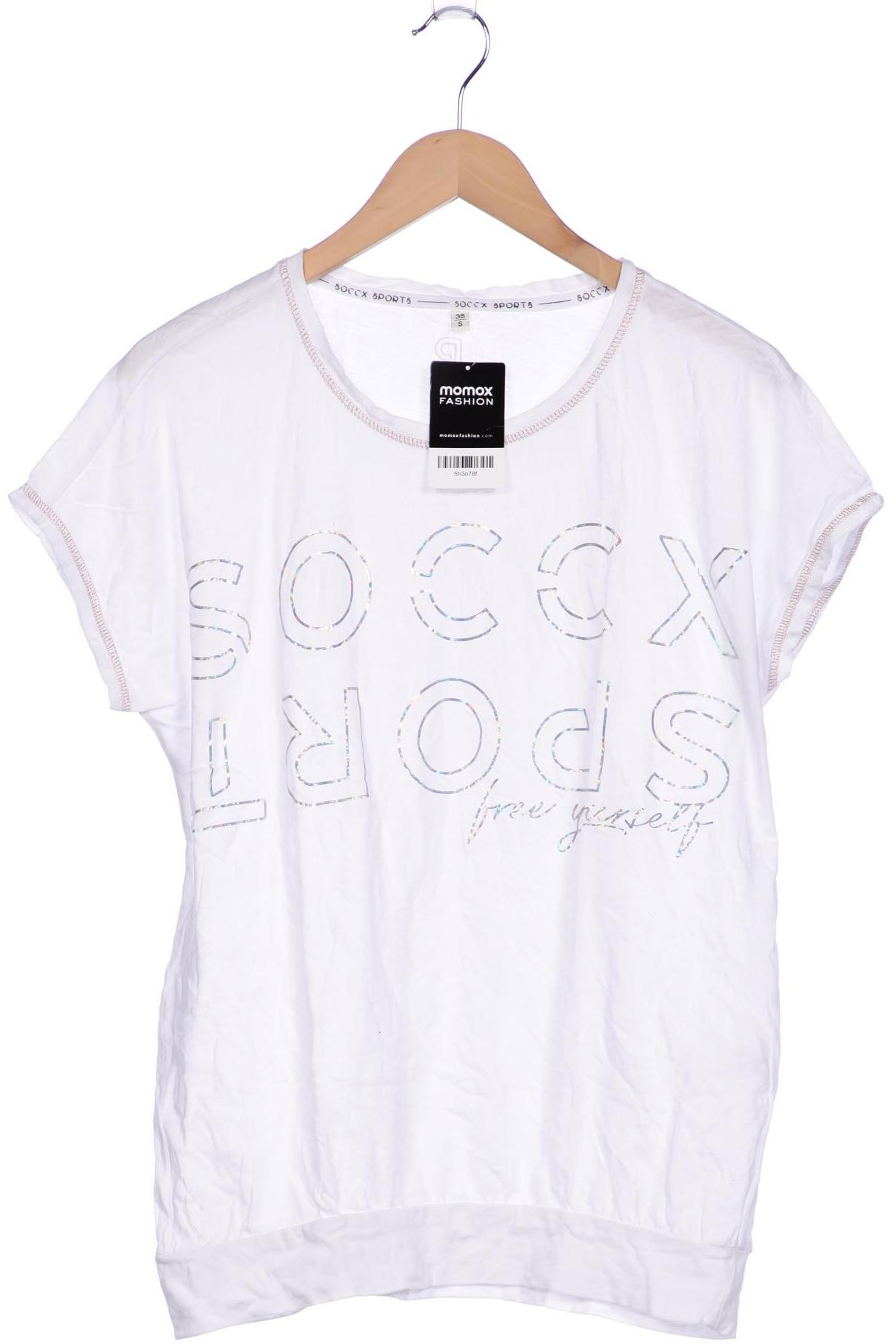 

Soccx Damen T-Shirt, weiß, Gr. 36