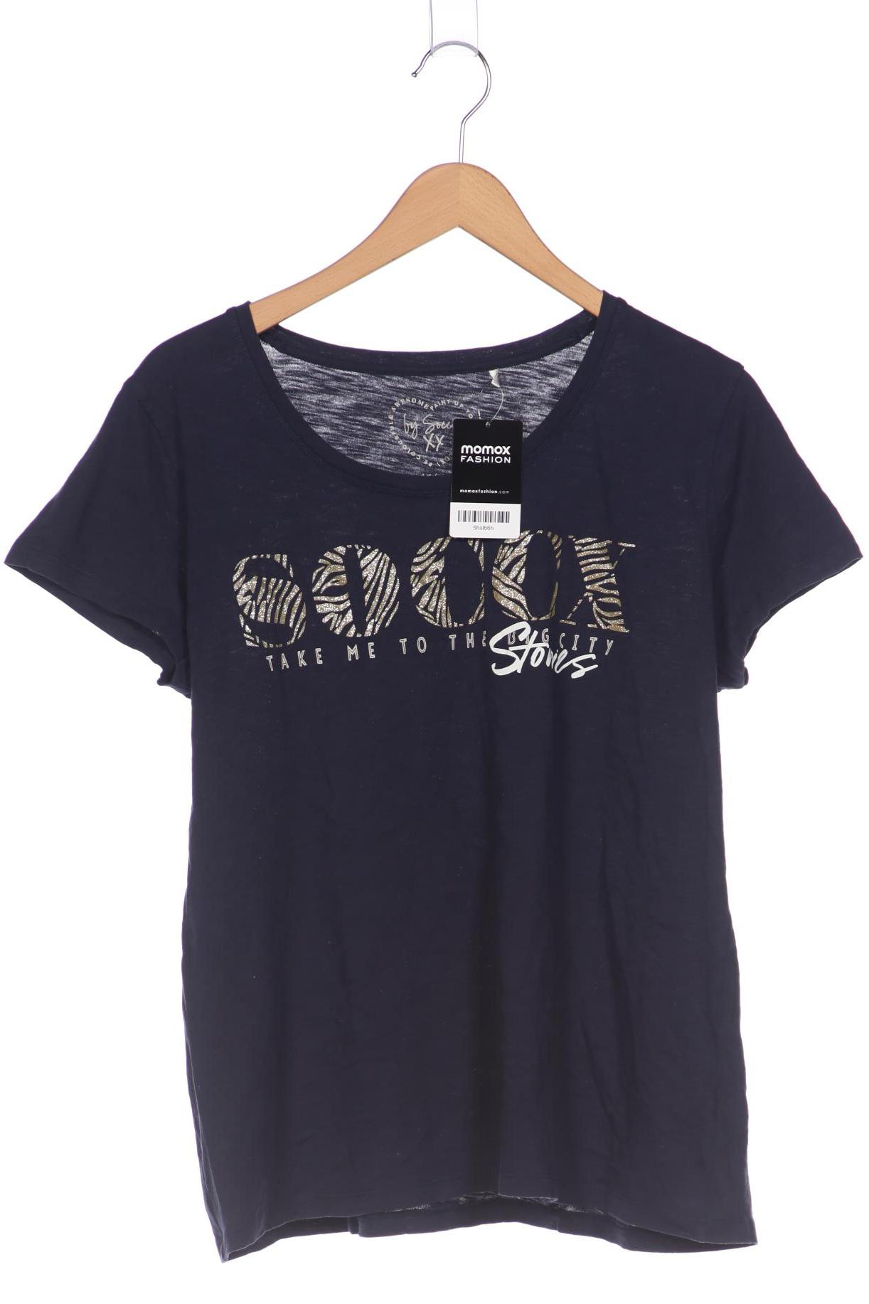 

Soccx Damen T-Shirt, marineblau, Gr. 44