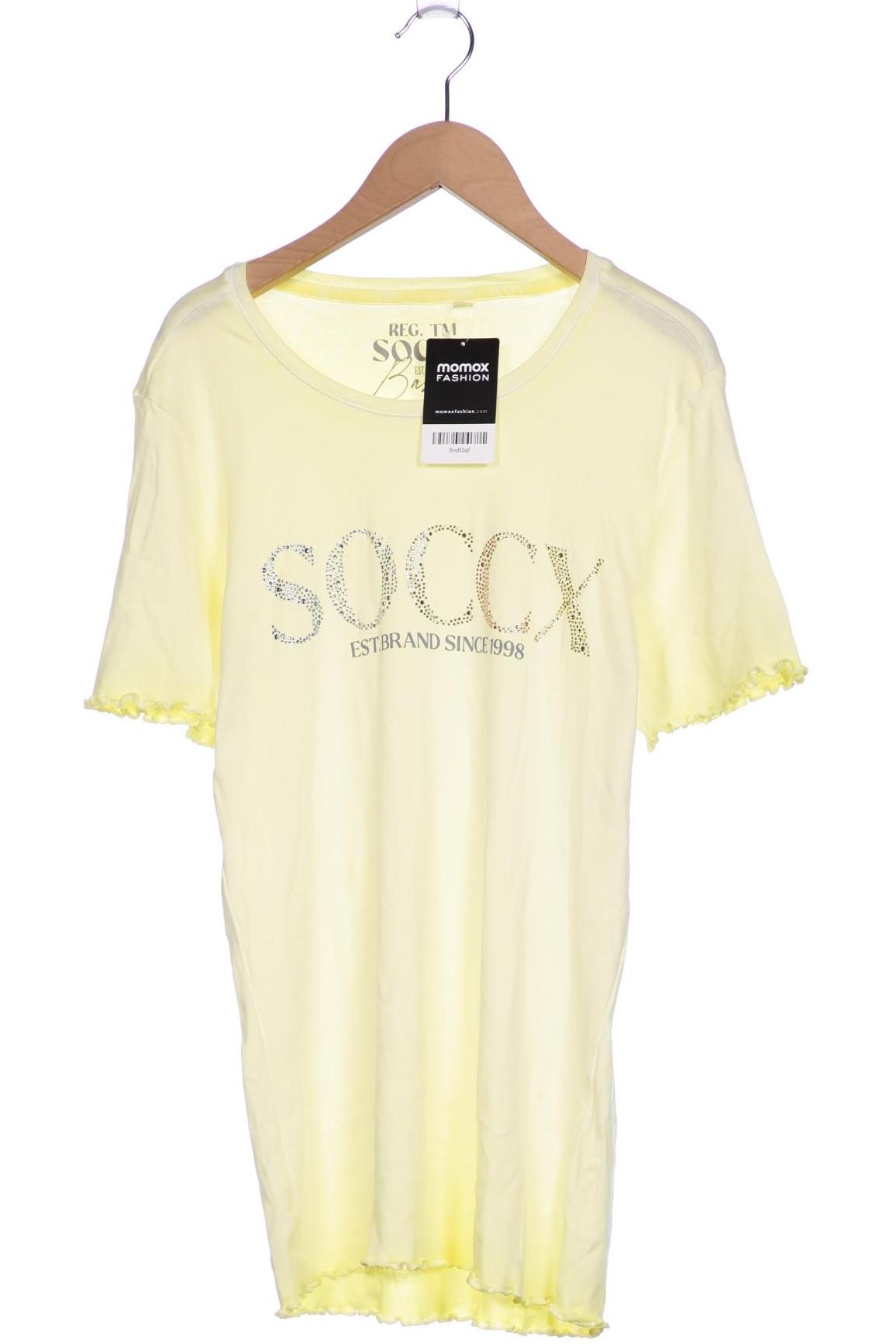 

Soccx Damen T-Shirt, gelb, Gr. 42