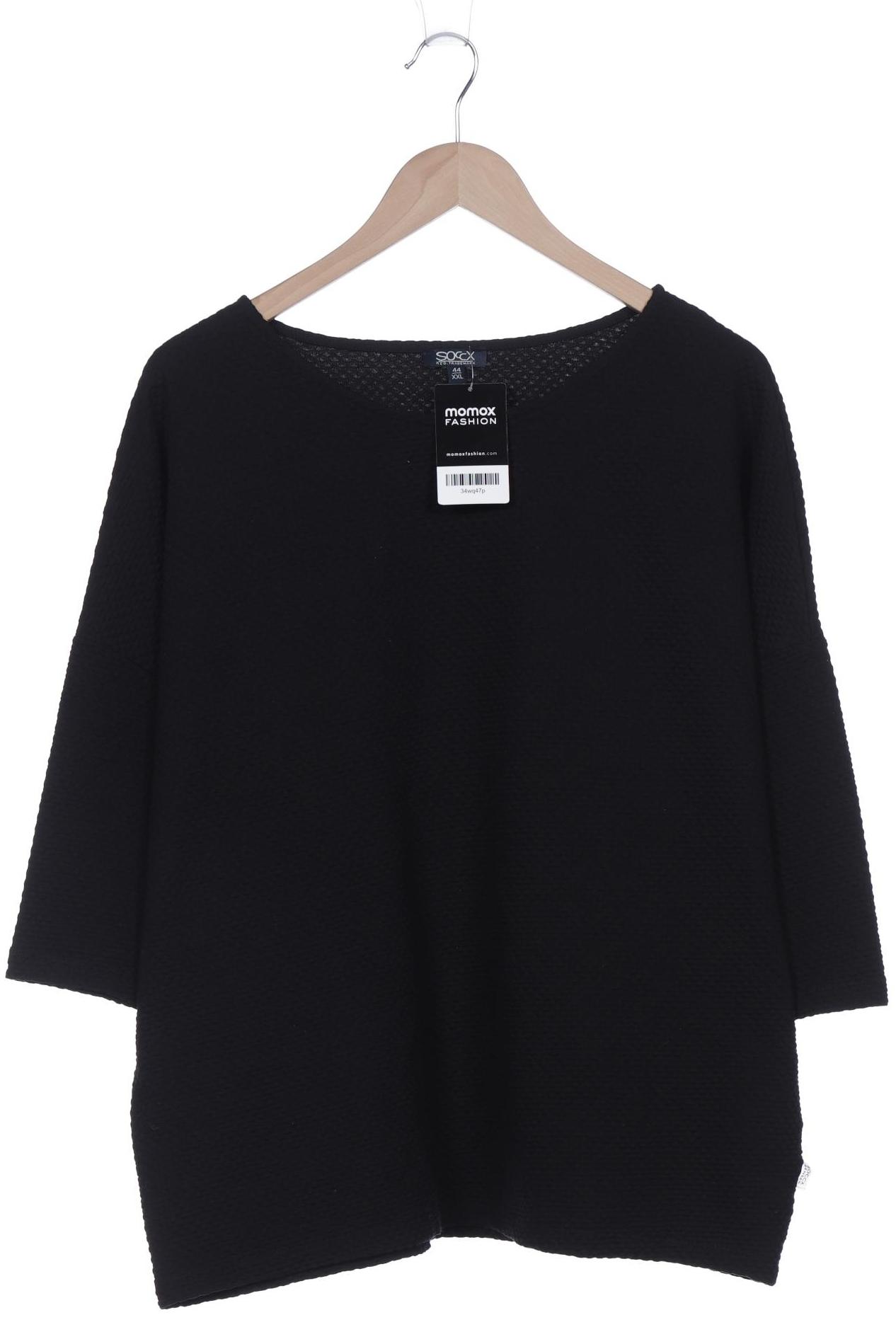 

Soccx Damen T-Shirt, schwarz, Gr. 44