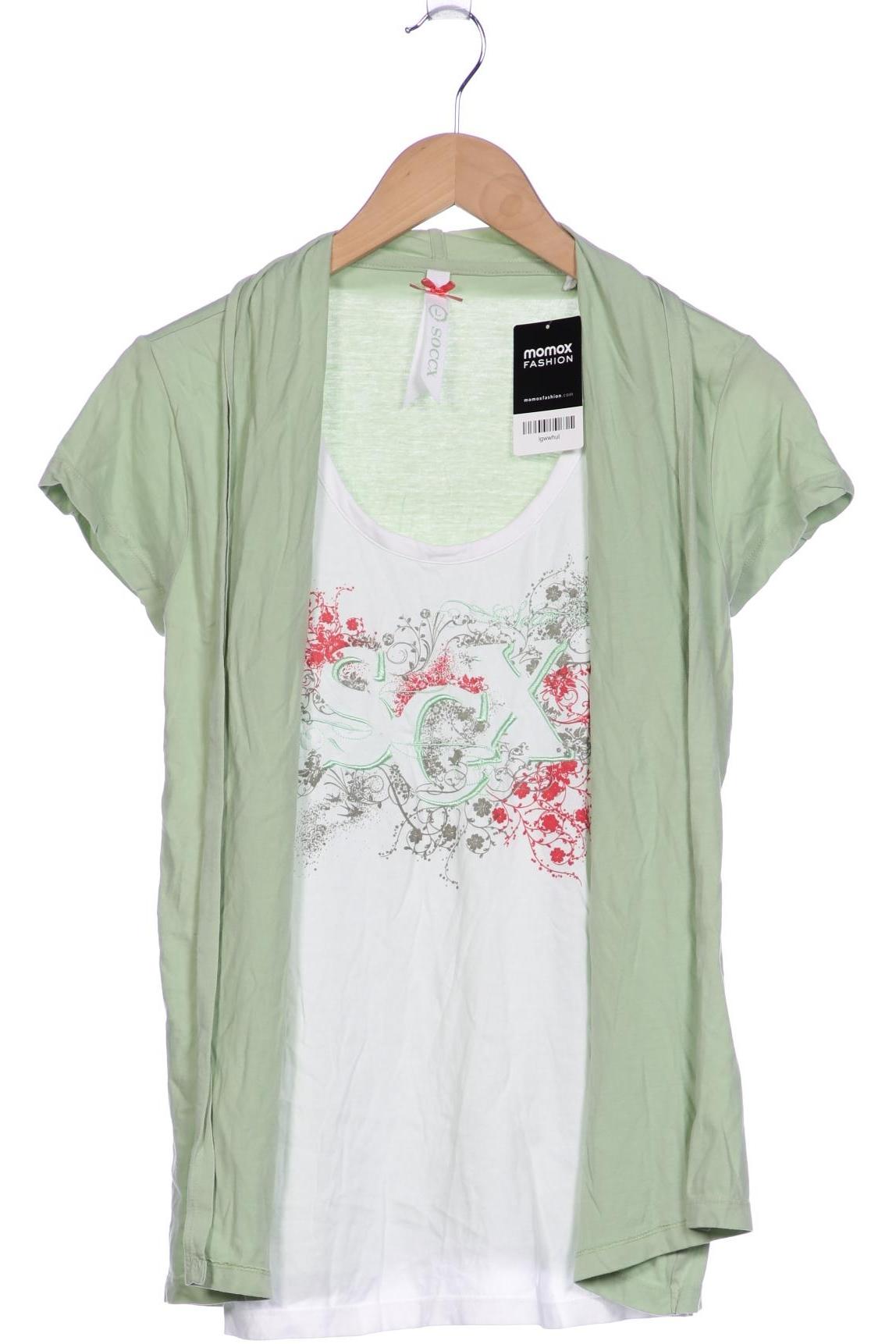 

Soccx Damen T-Shirt, hellgrün, Gr. 42