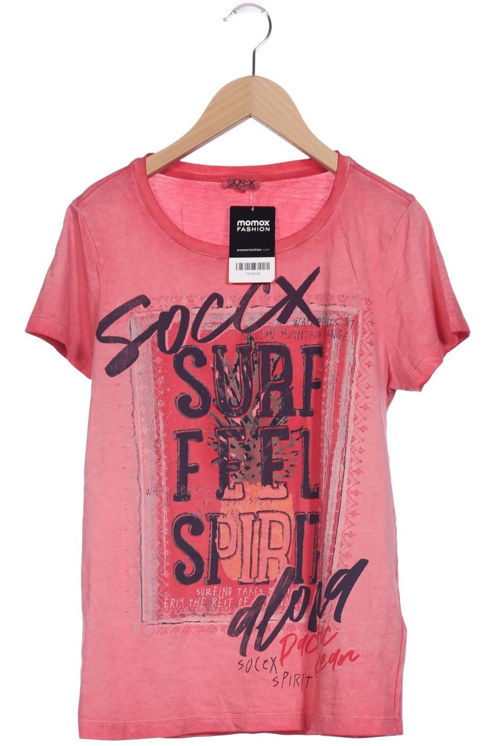 

Soccx Damen T-Shirt, rot, Gr. 36