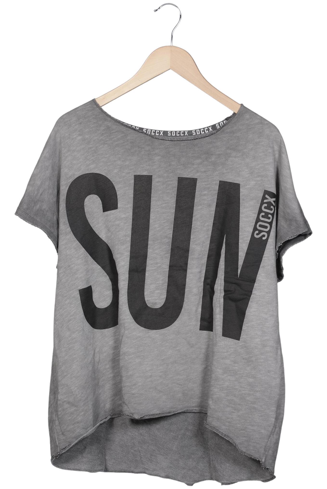 

Soccx Damen T-Shirt, grau, Gr. 42
