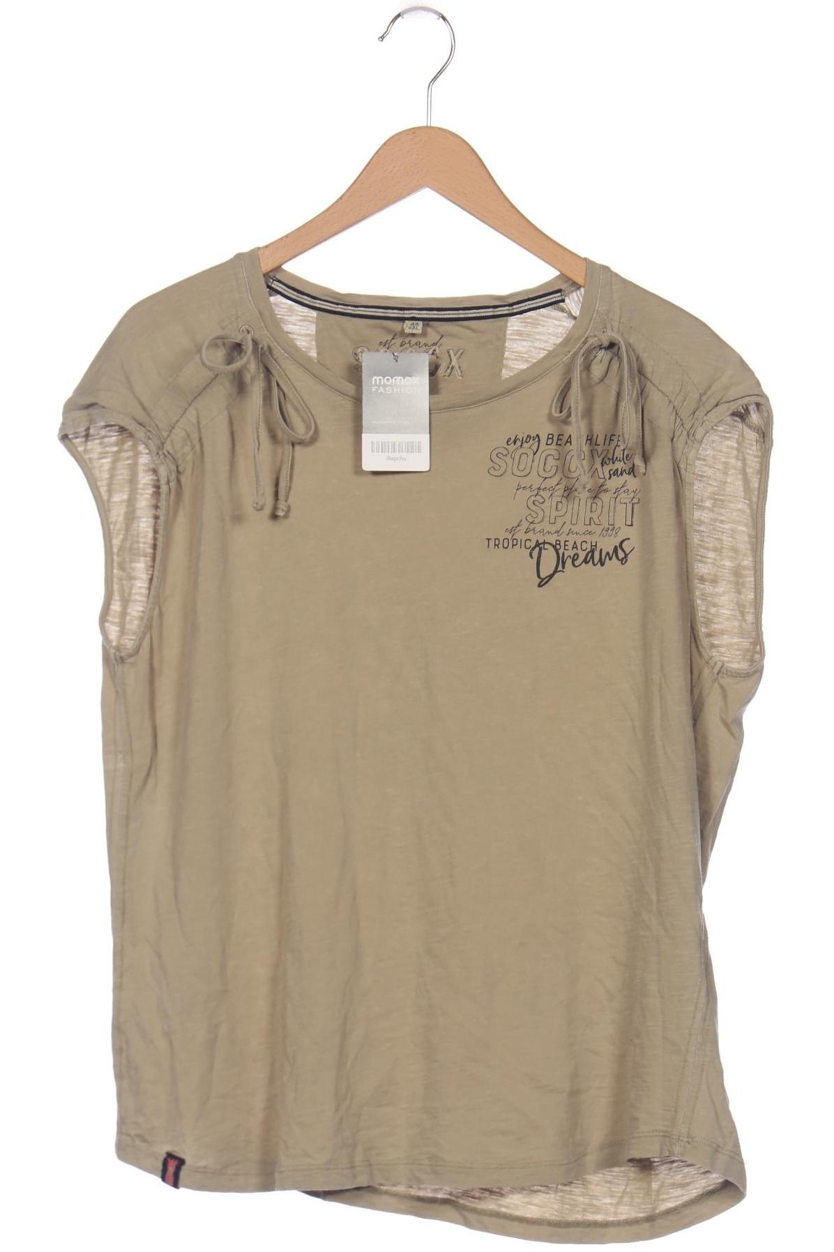 

Soccx Damen T-Shirt, grün, Gr. 44