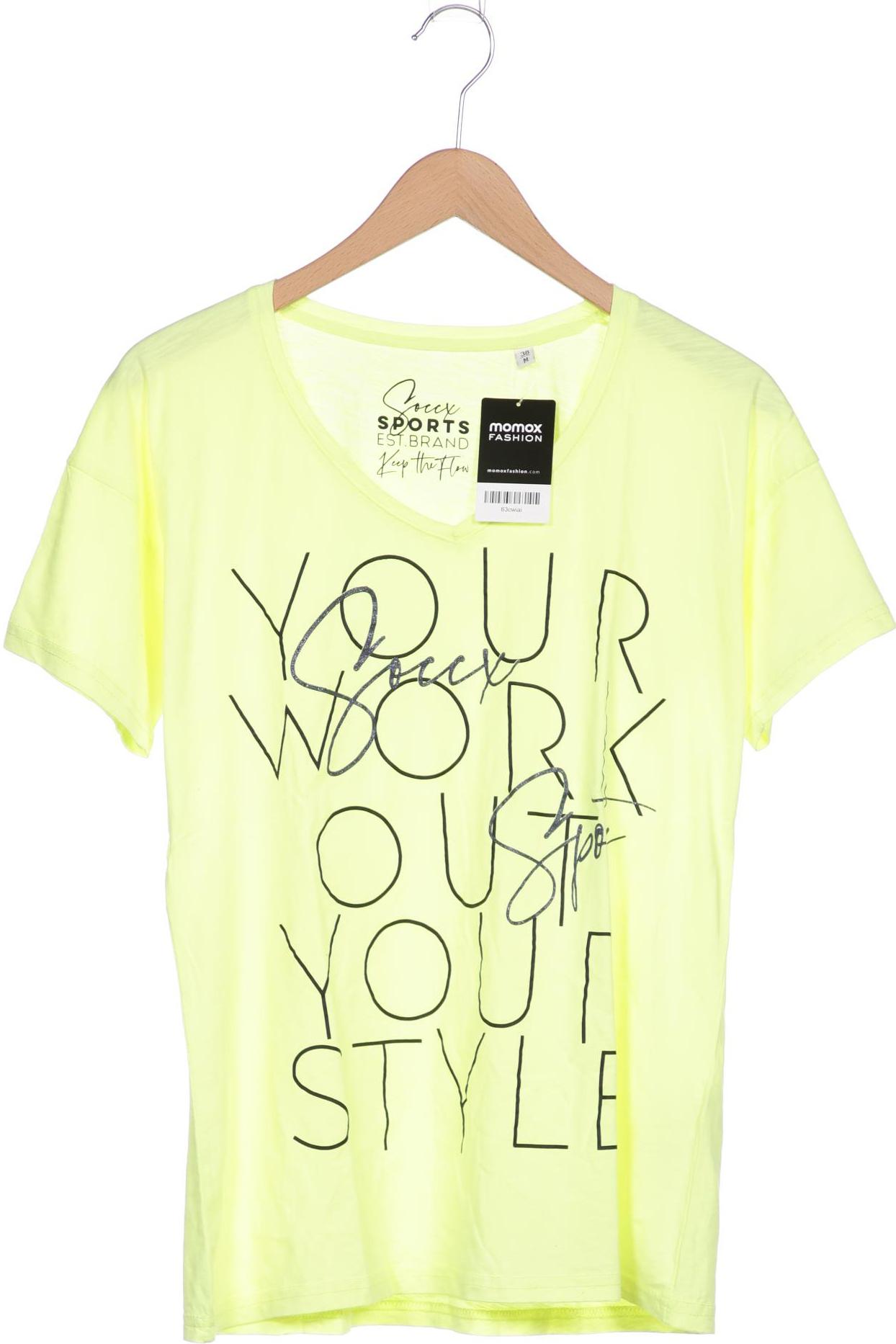 

SOCCX Damen T-Shirt, gelb