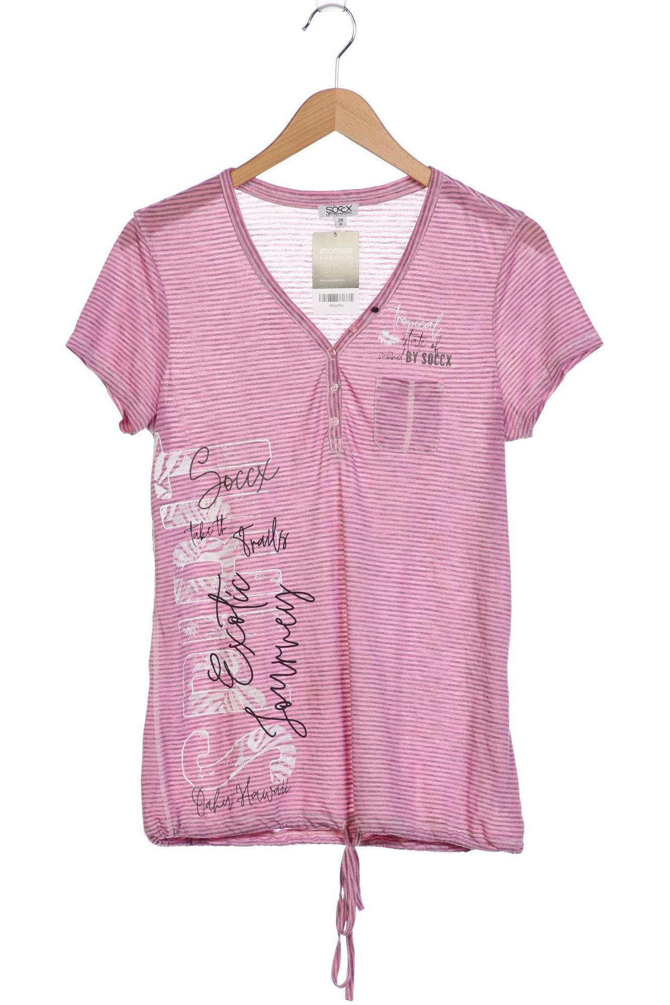 

Soccx Damen T-Shirt, pink, Gr. 38