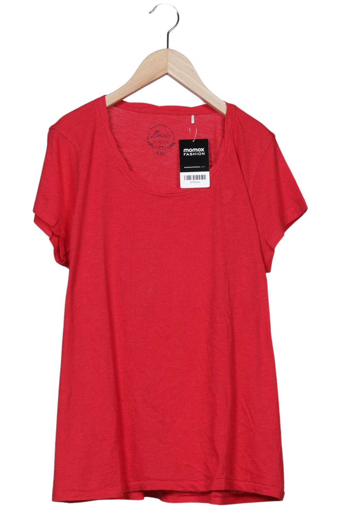 

Soccx Damen T-Shirt, rot, Gr. 46