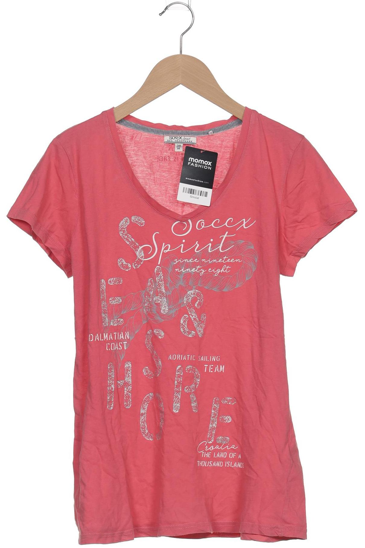 

Soccx Damen T-Shirt, pink, Gr. 38