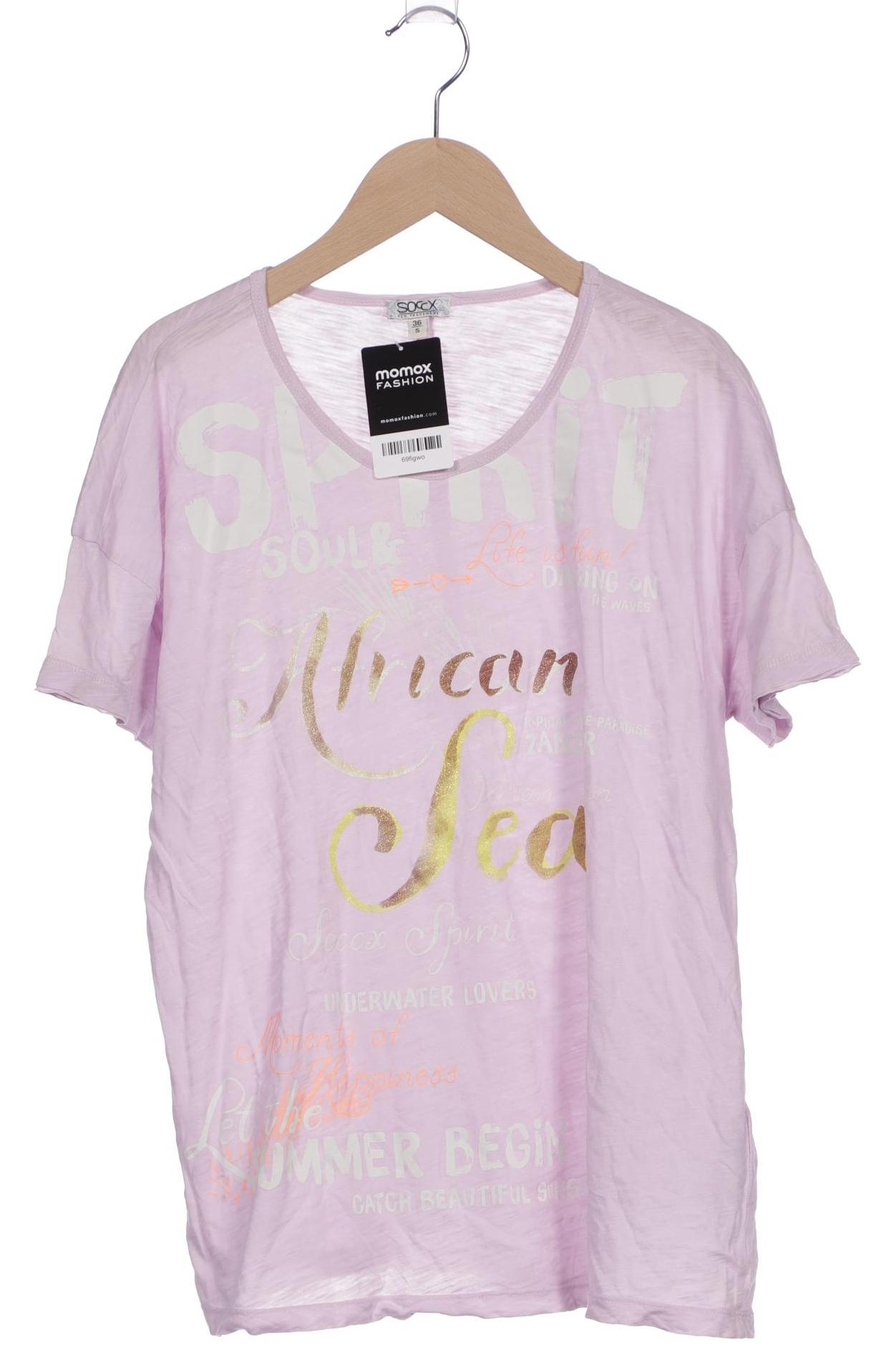 

Soccx Damen T-Shirt, pink, Gr. 36