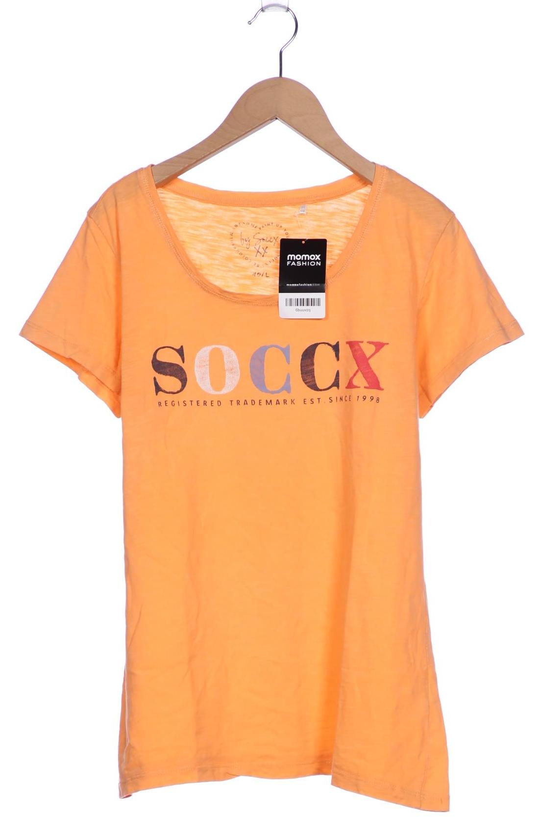 

Soccx Damen T-Shirt, orange, Gr. 40