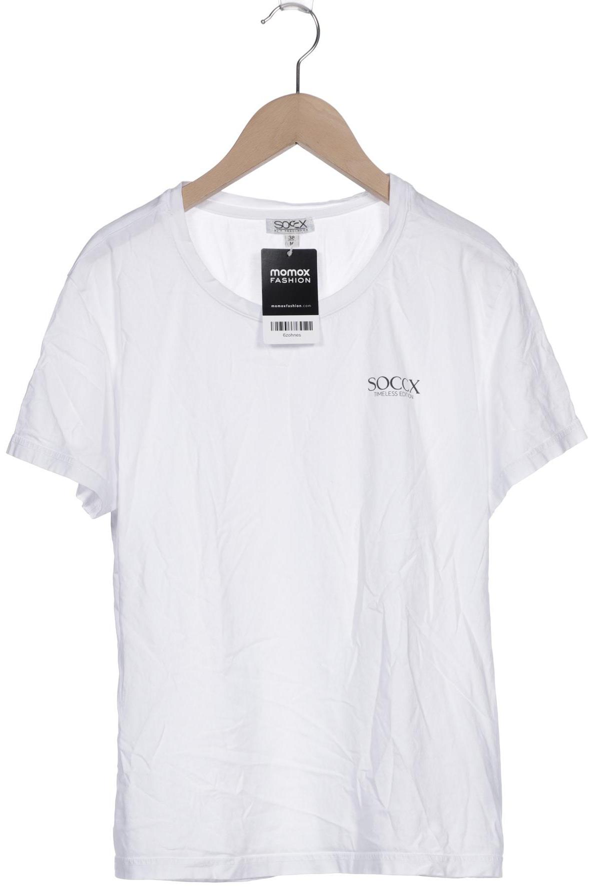 

Soccx Damen T-Shirt, weiß, Gr. 38