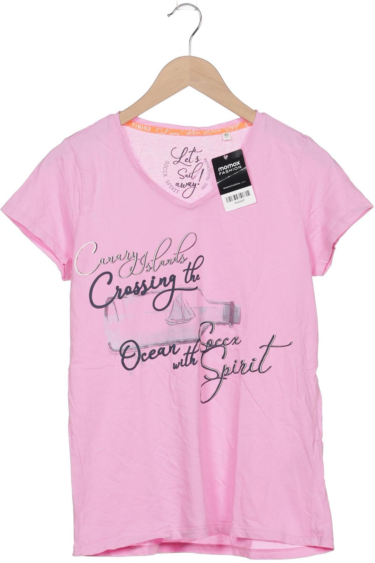 

Soccx Damen T-Shirt, pink, Gr. 40