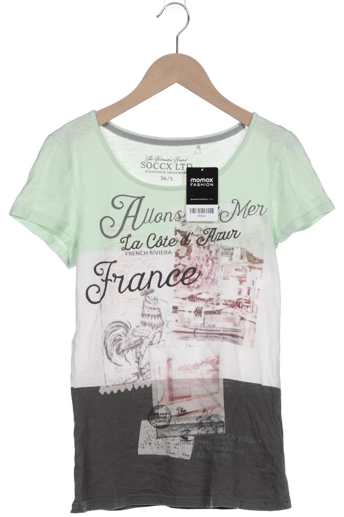 

Soccx Damen T-Shirt, mehrfarbig, Gr. 36