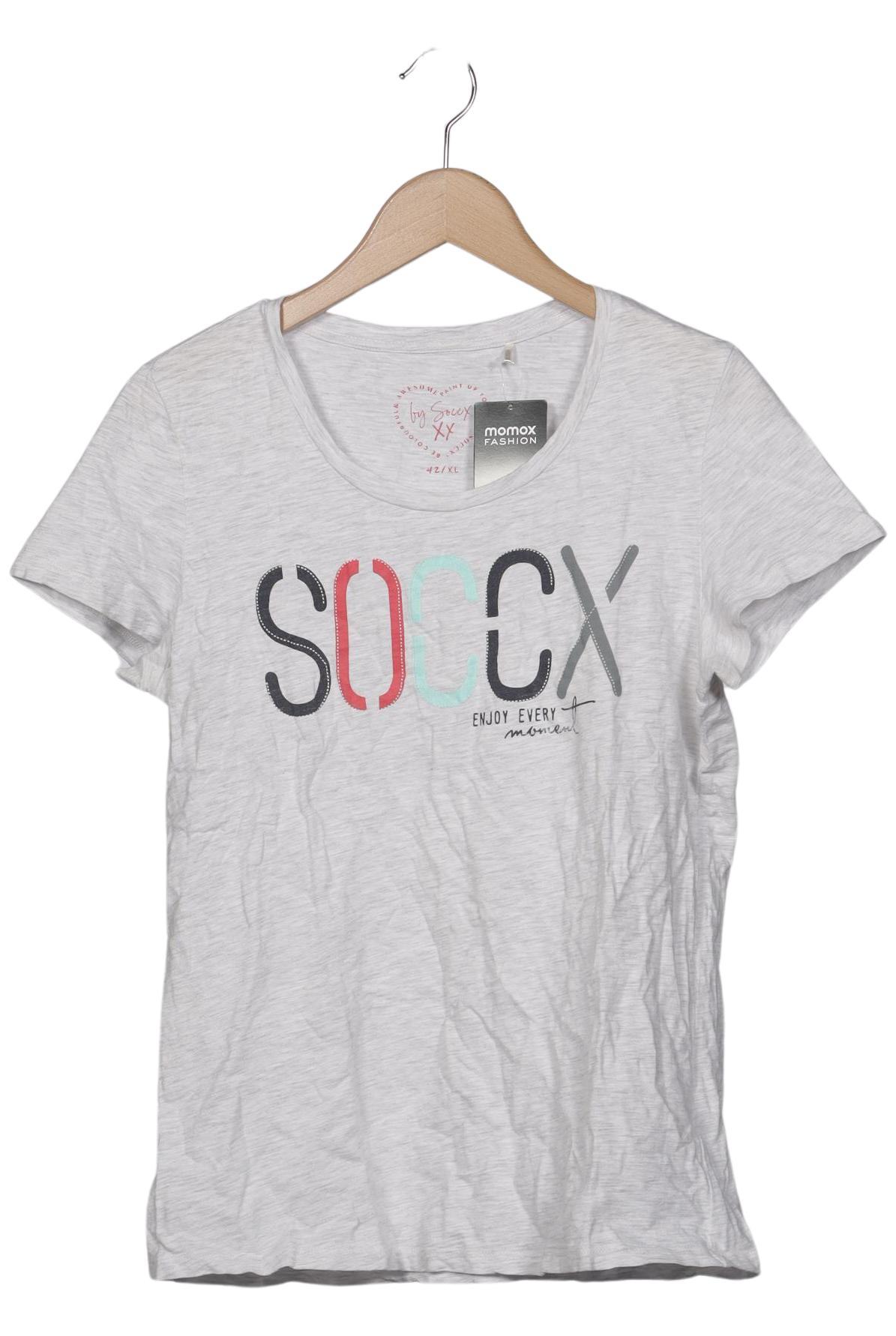

Soccx Damen T-Shirt, grau, Gr. 42