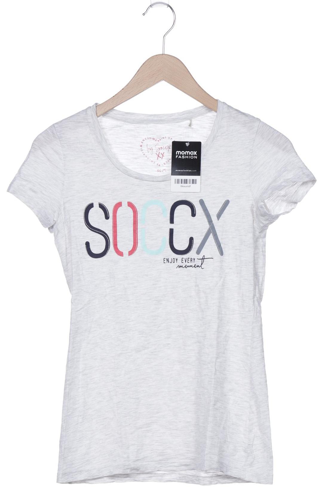 

Soccx Damen T-Shirt, grau, Gr. 36