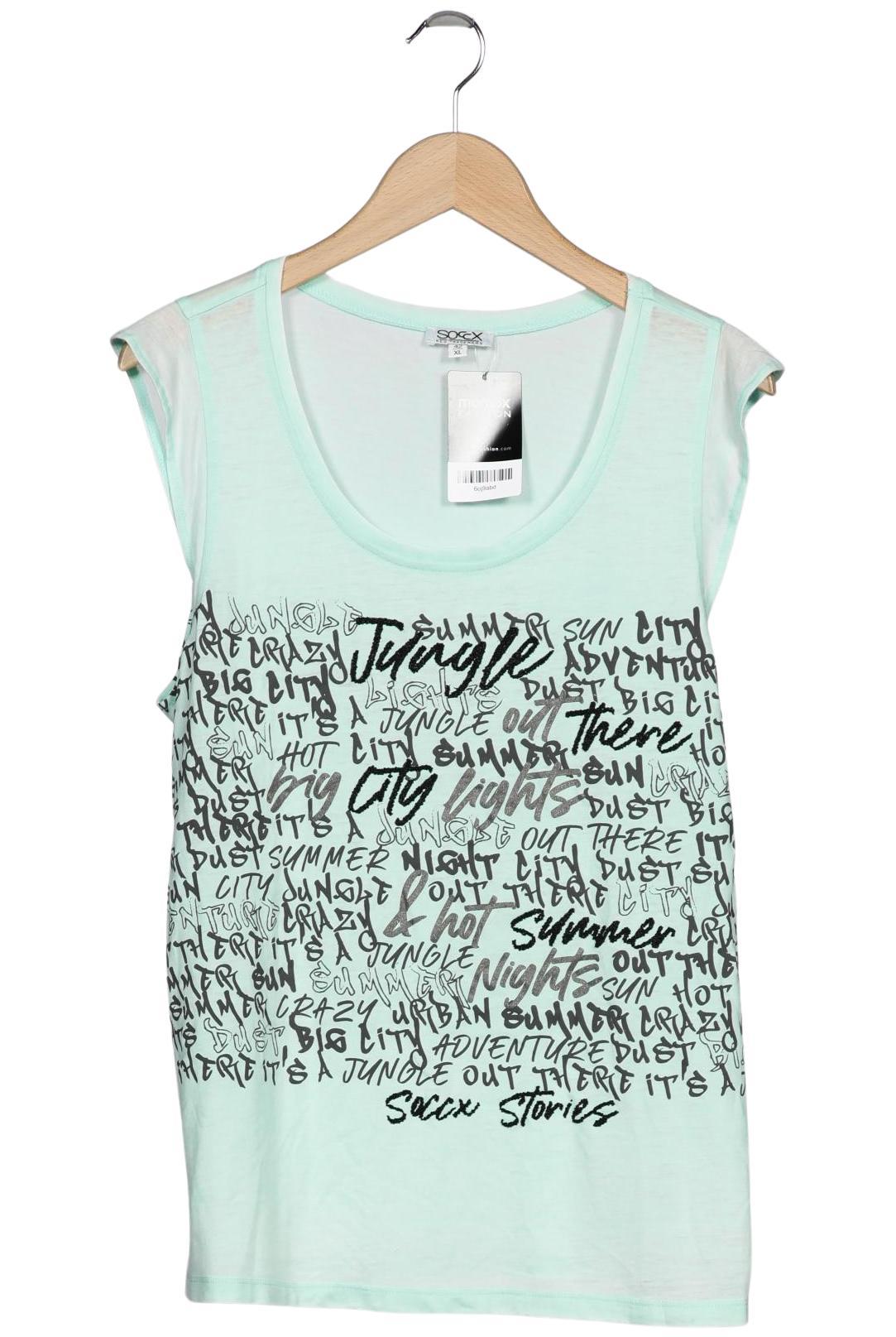 

Soccx Damen T-Shirt, hellgrün, Gr. 42