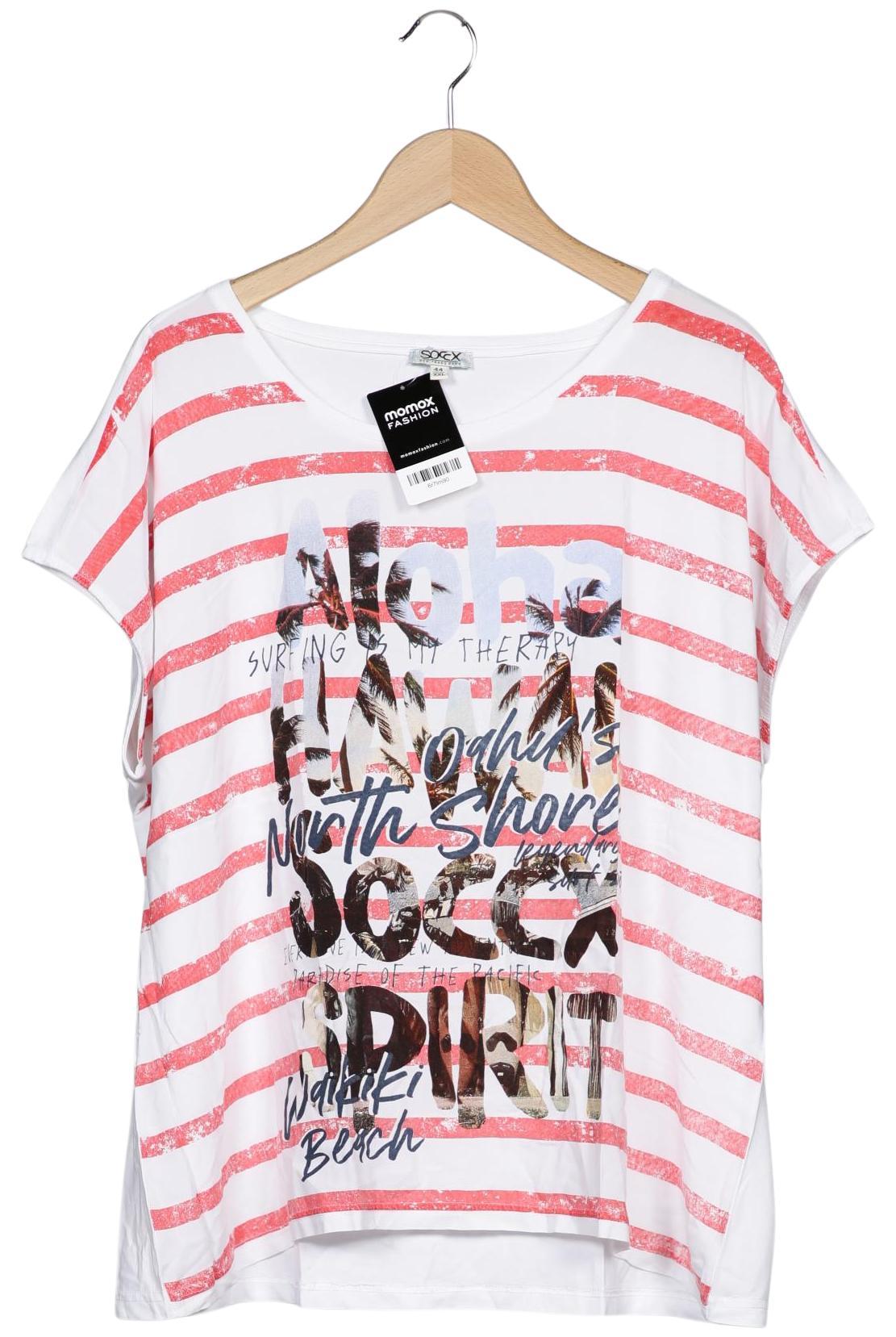 

Soccx Damen T-Shirt, mehrfarbig, Gr. 44