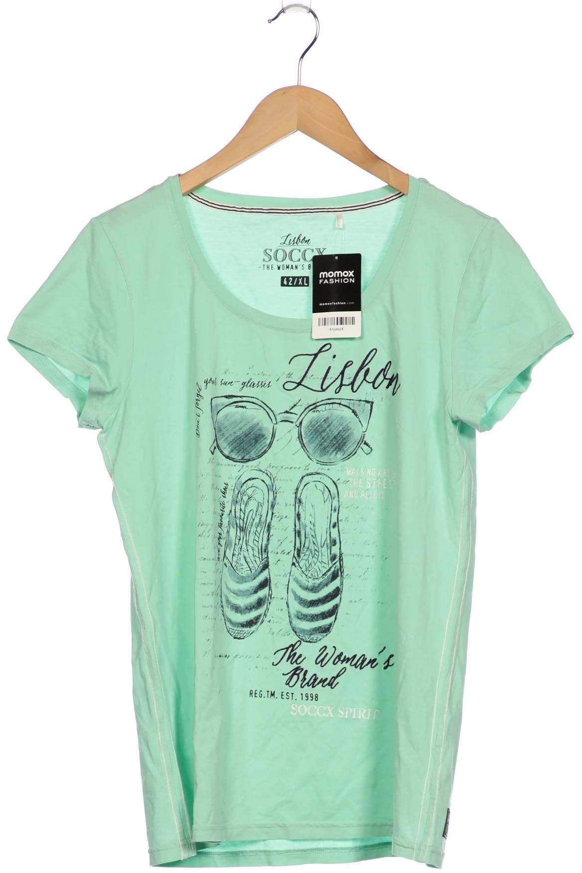 

Soccx Damen T-Shirt, hellgrün, Gr. 42