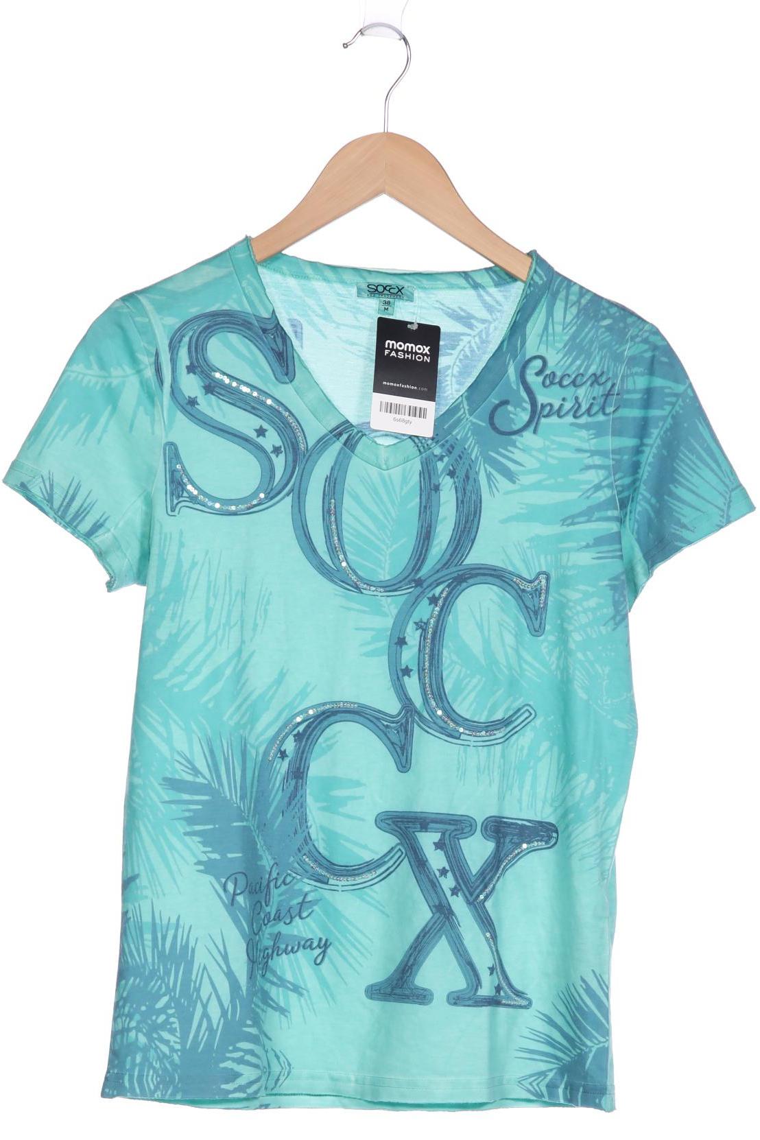 

SOCCX Damen T-Shirt, türkis