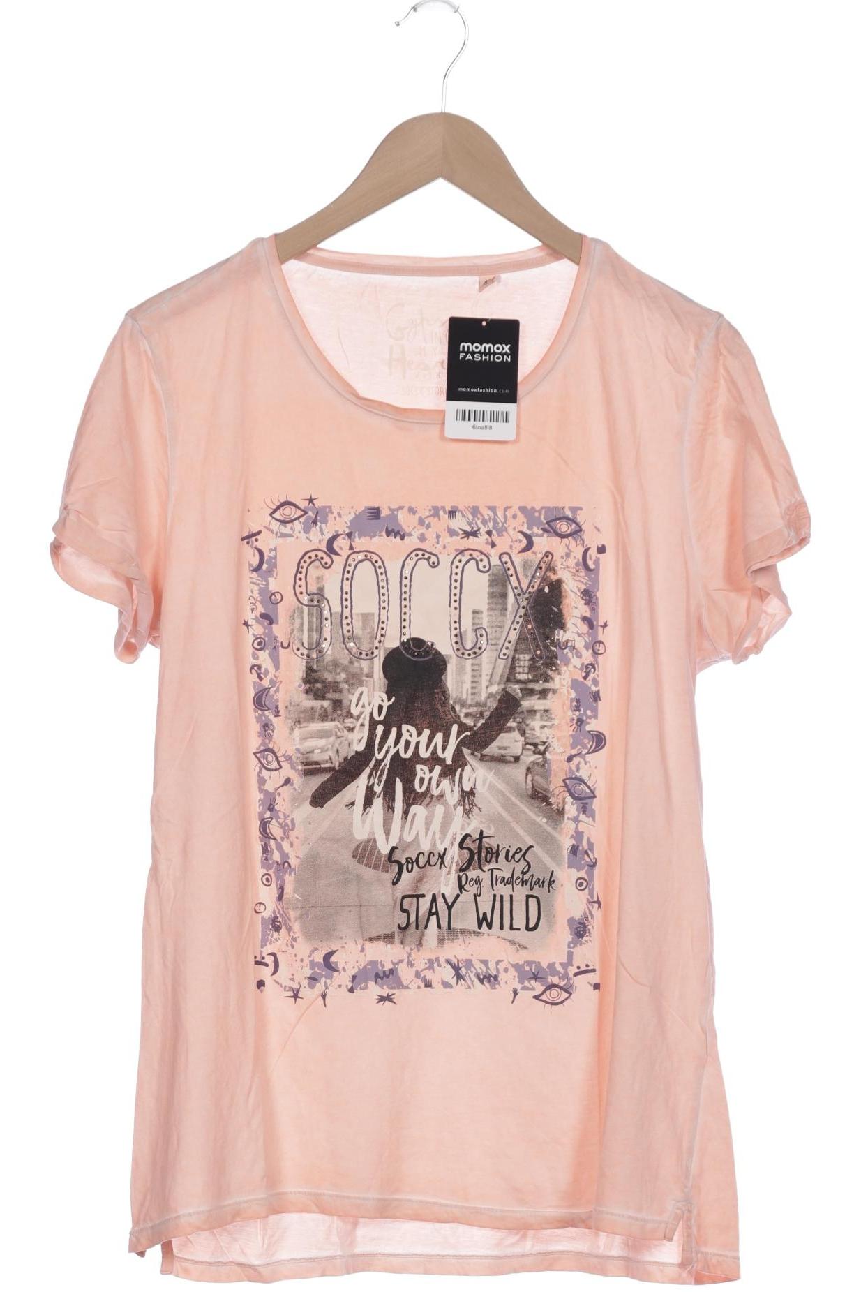 

Soccx Damen T-Shirt, orange, Gr. 42