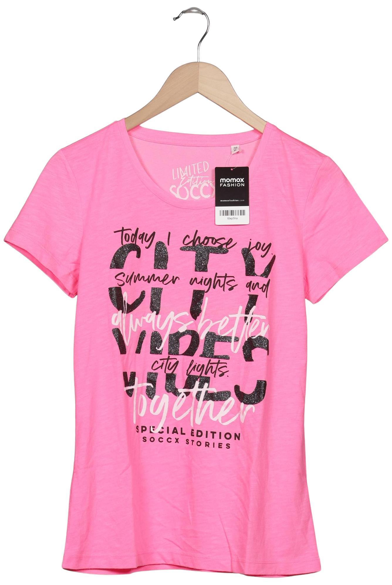 

Soccx Damen T-Shirt, neon, Gr. 38