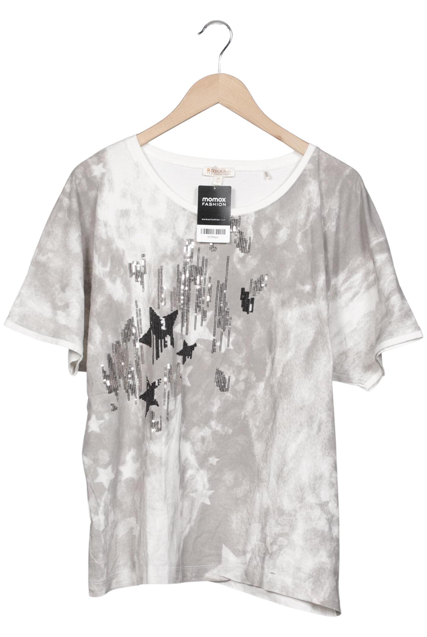 

Soccx Damen T-Shirt, weiß, Gr. 38