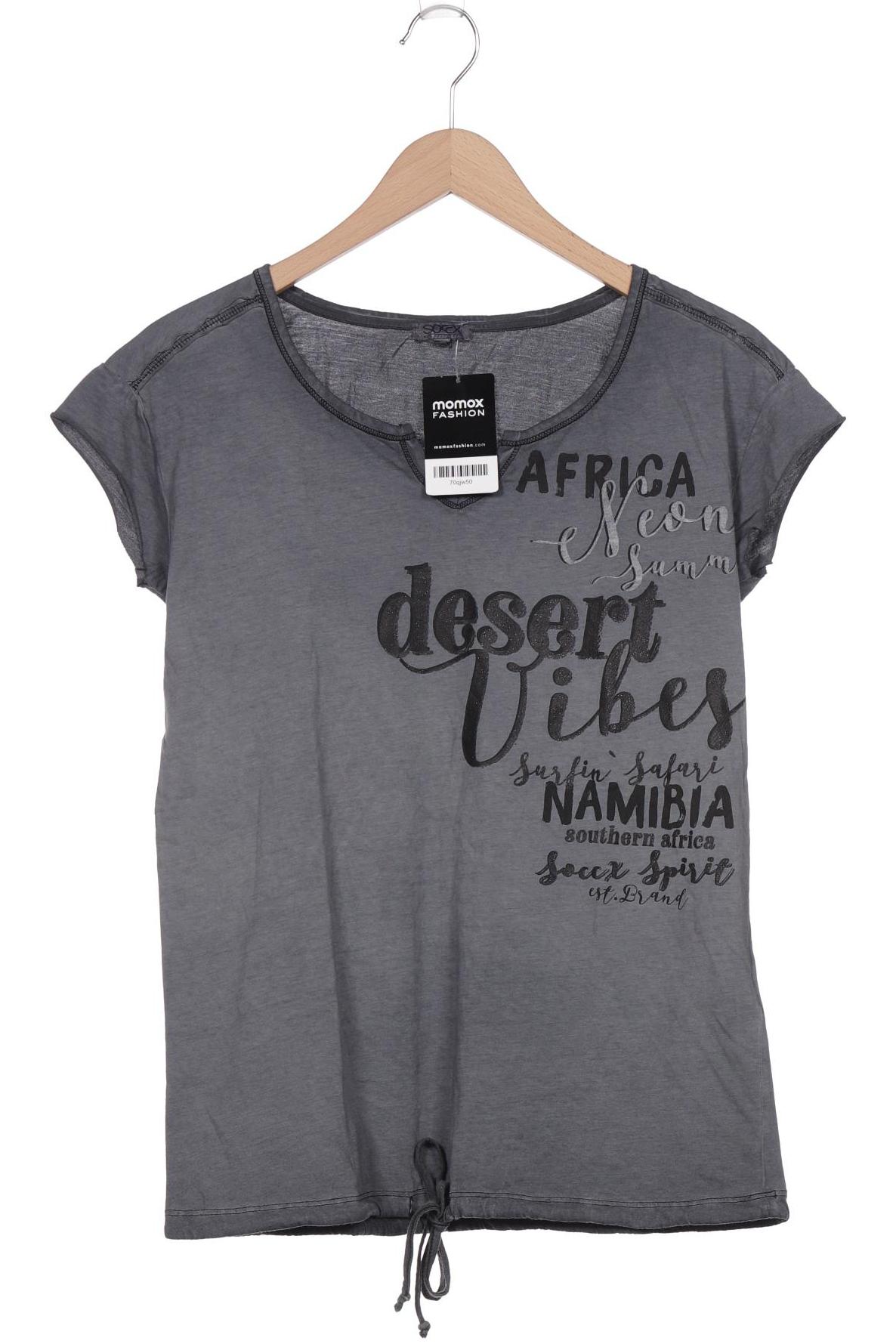 

SOCCX Damen T-Shirt, grau