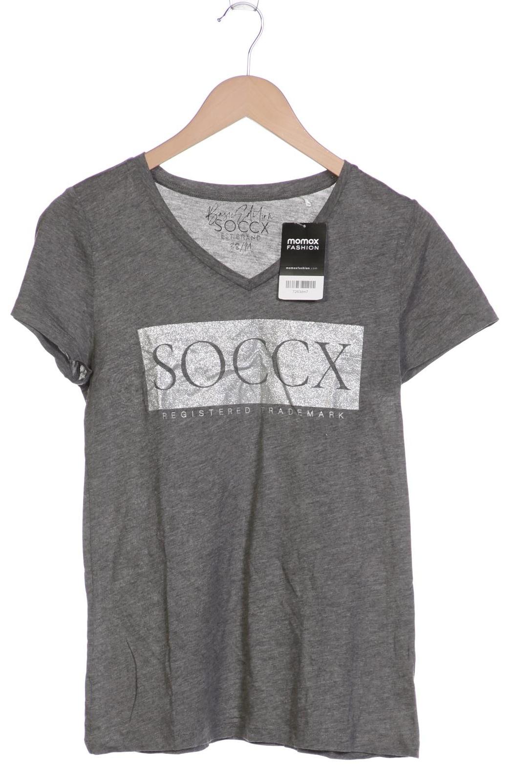 

Soccx Damen T-Shirt, grau, Gr. 38