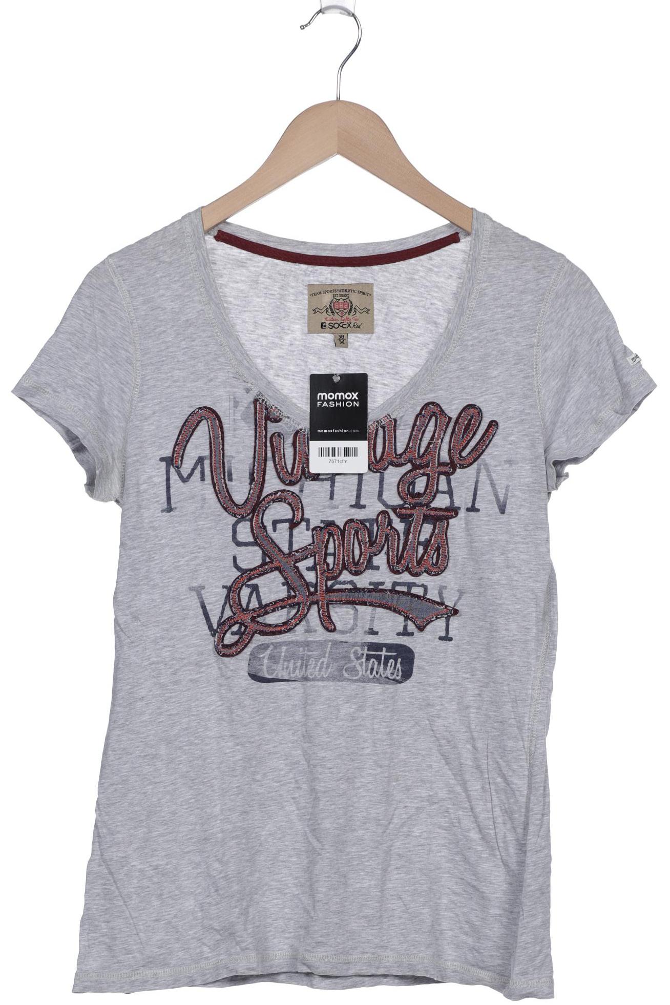 

SOCCX Damen T-Shirt, grau