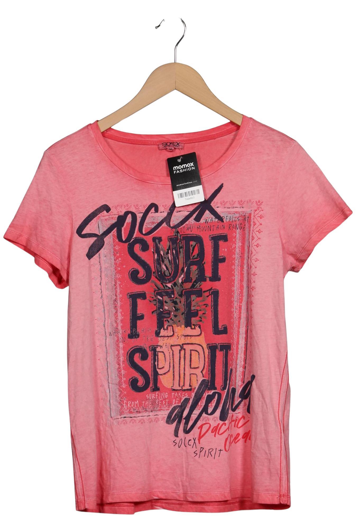 

Soccx Damen T-Shirt, pink, Gr. 38
