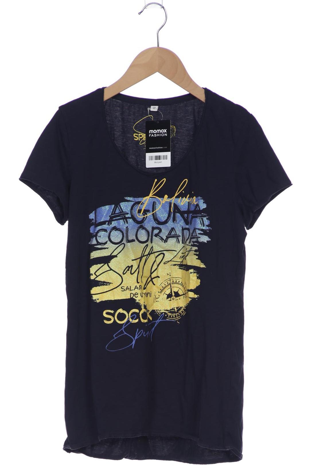 

Soccx Damen T-Shirt, marineblau, Gr. 38