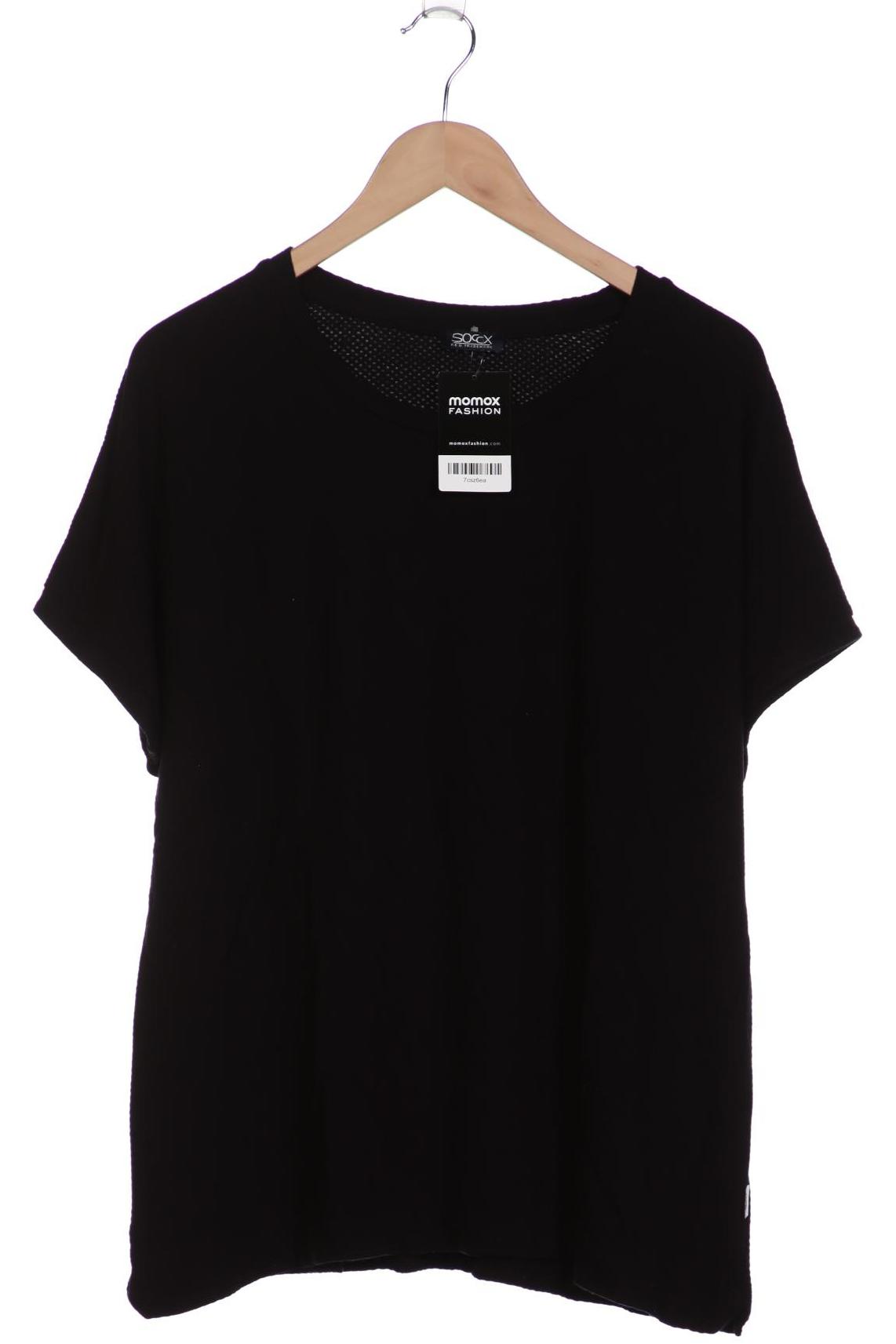 

Soccx Damen T-Shirt, schwarz, Gr. 48