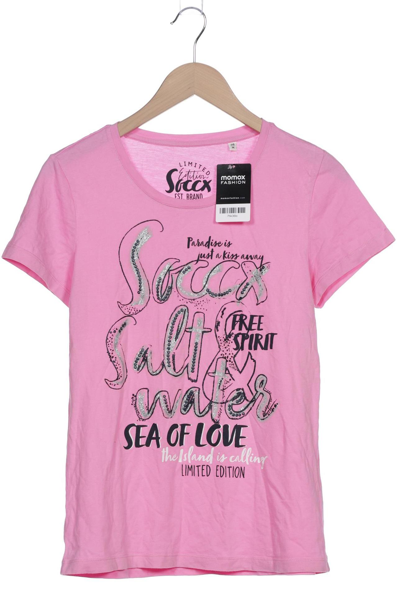 

Soccx Damen T-Shirt, pink, Gr. 38