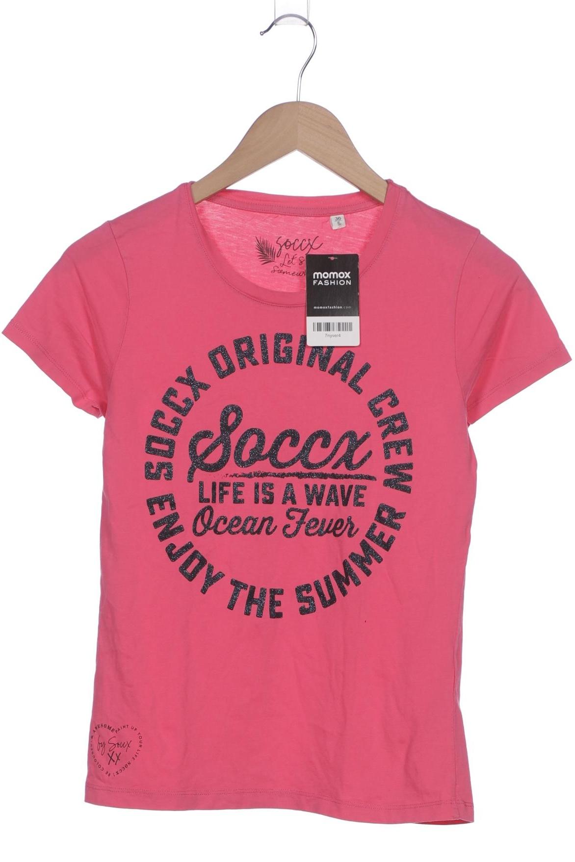 

Soccx Damen T-Shirt, pink, Gr. 36