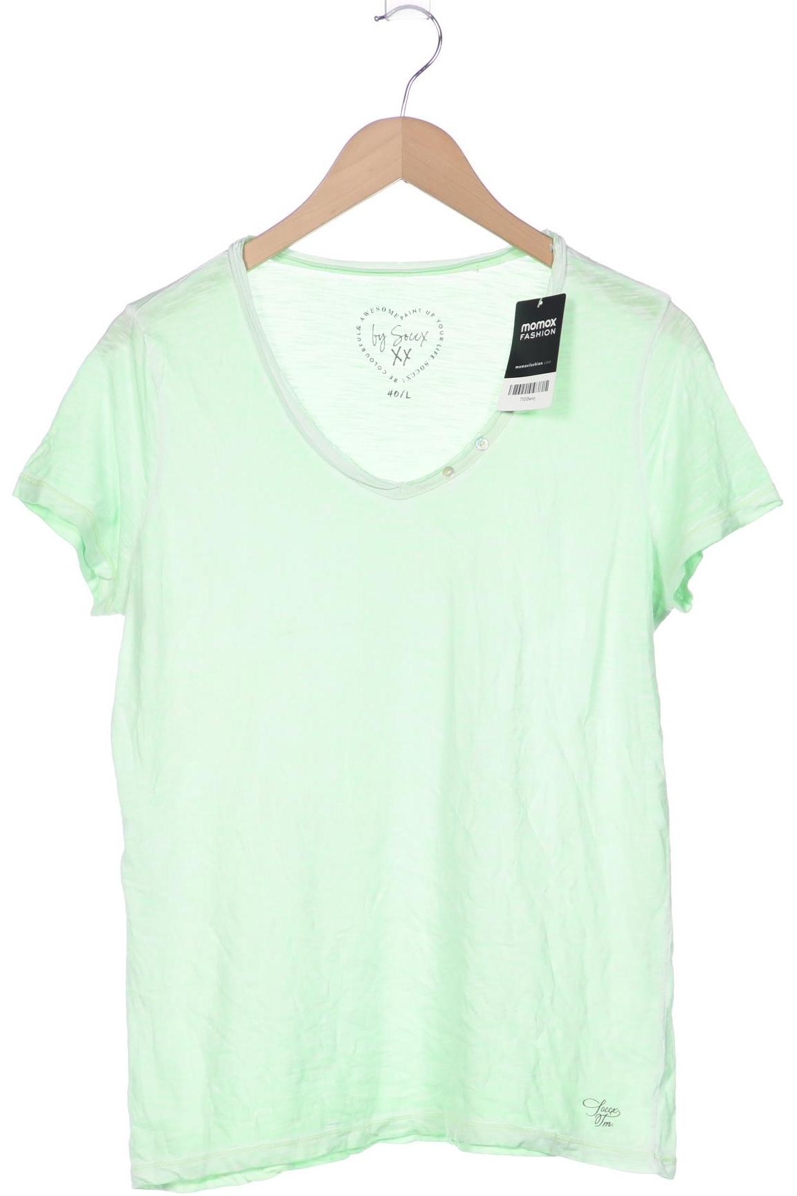 

Soccx Damen T-Shirt, grün, Gr. 40