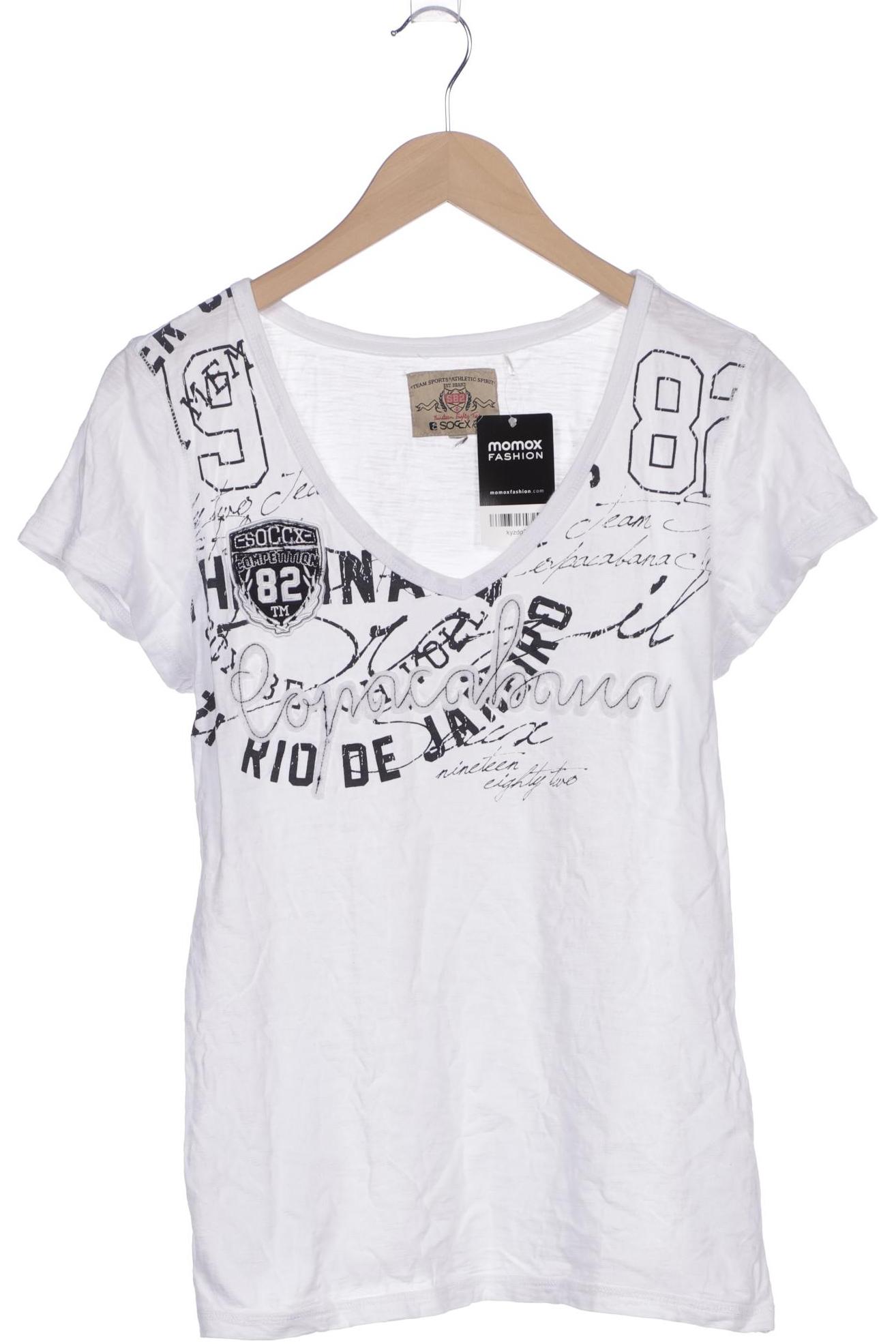 

Soccx Damen T-Shirt, weiß, Gr. 36