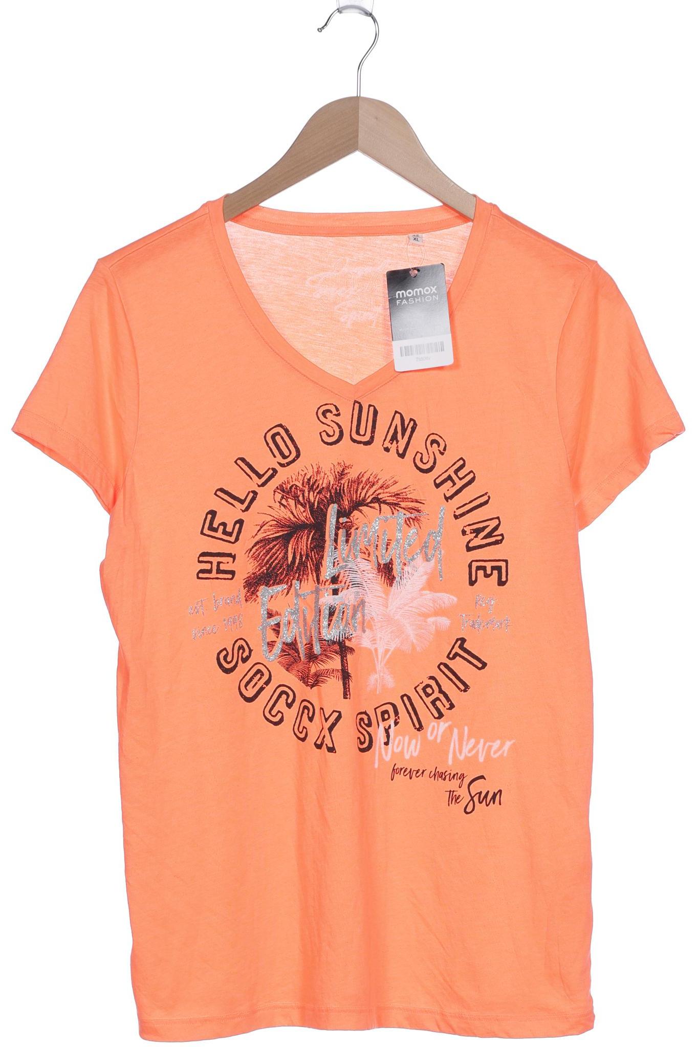 

Soccx Damen T-Shirt, orange, Gr. 42