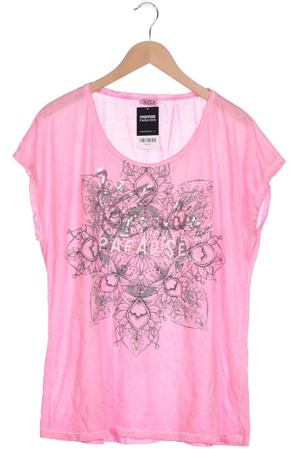 

Soccx Damen T-Shirt, pink, Gr. 44