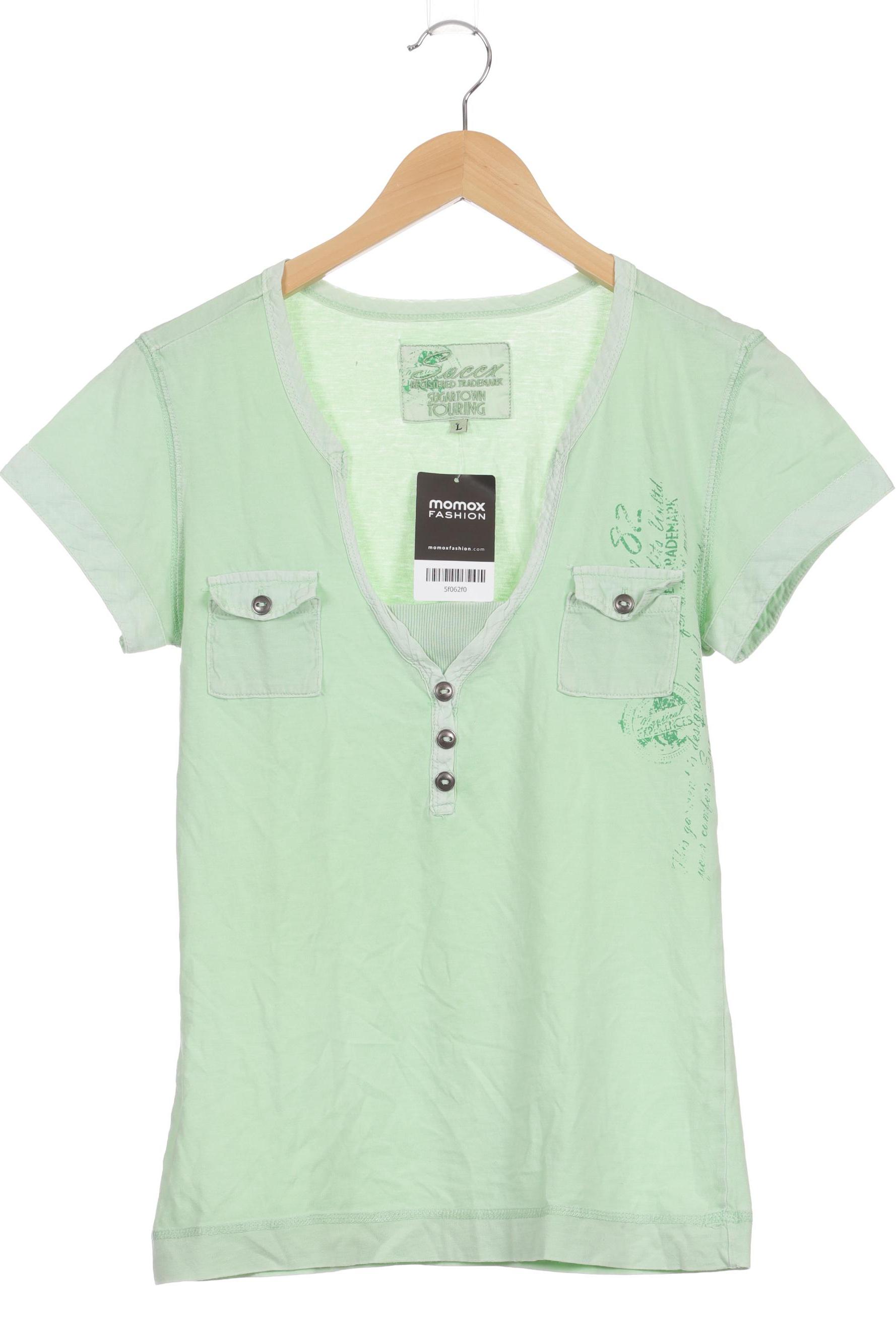 

Soccx Damen T-Shirt, grün, Gr. 42
