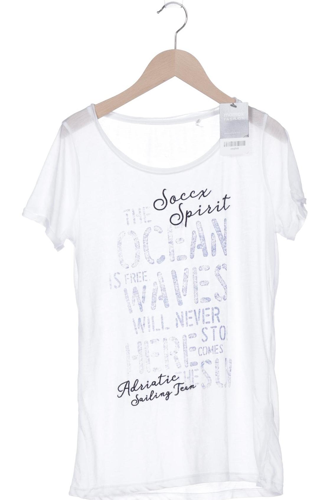 

Soccx Damen T-Shirt, weiß, Gr. 42