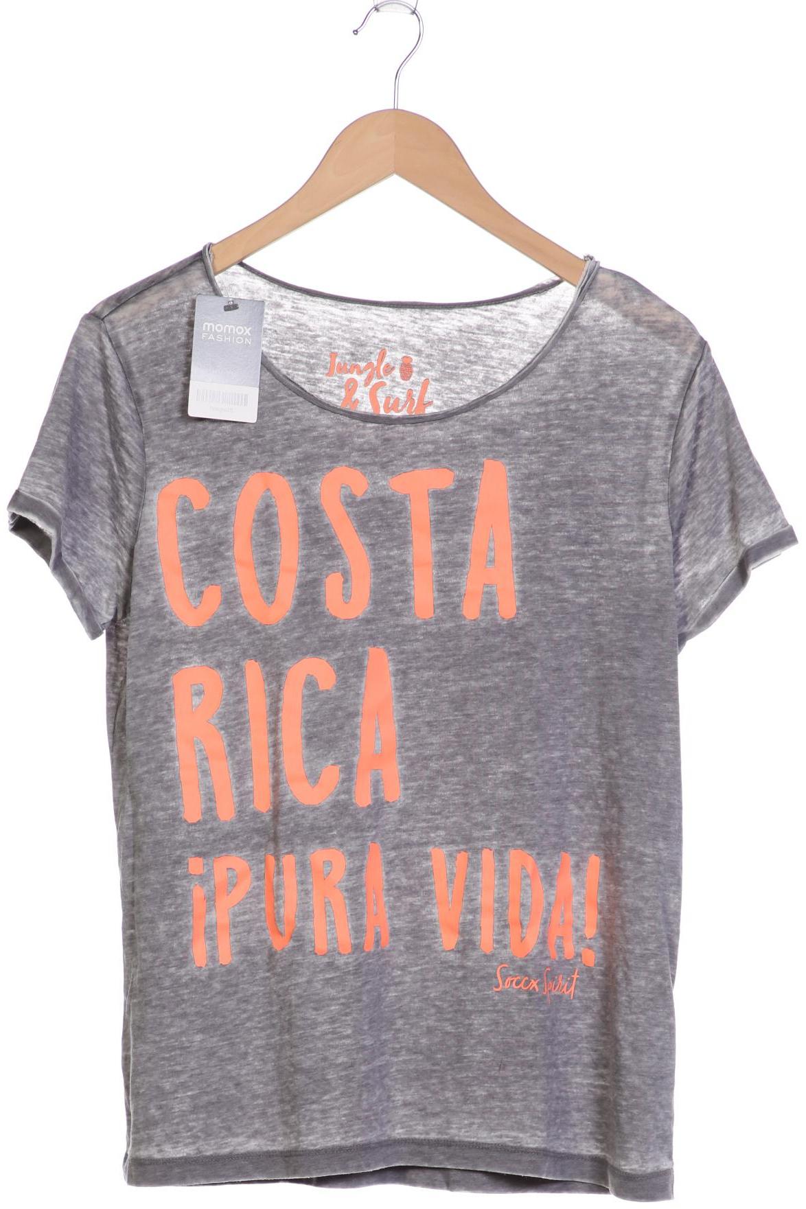 

Soccx Damen T-Shirt, grau, Gr. 40